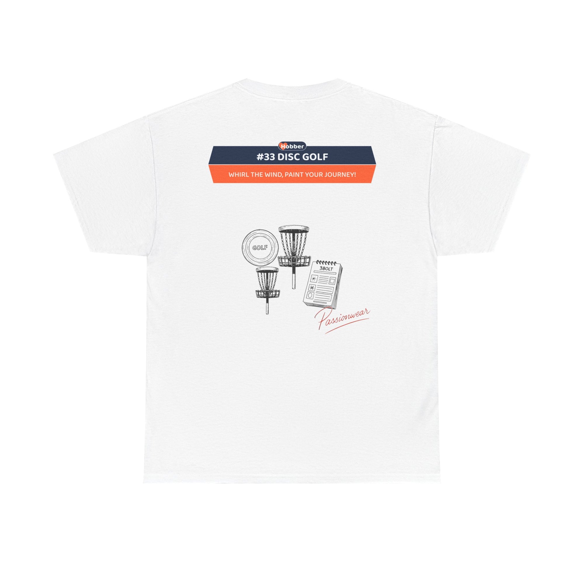 Hobber Unisex Sports & Adventure T-Shirt, #33 Disc golf