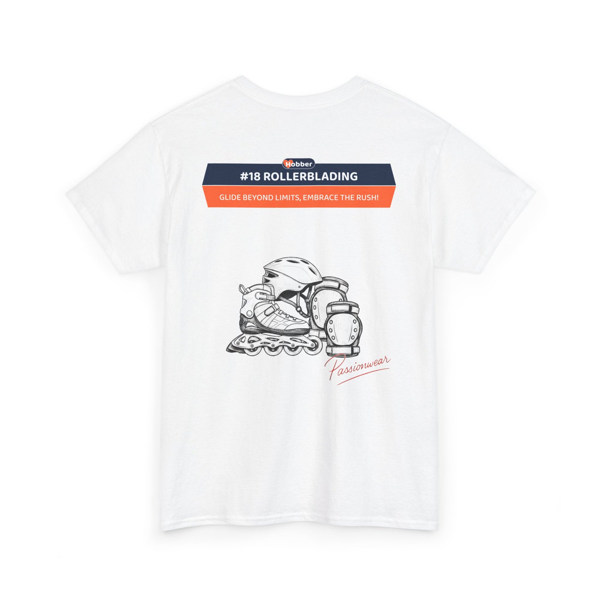 Hobber Unisex Sports & Adventure T-Shirt, #18 Rollerblading