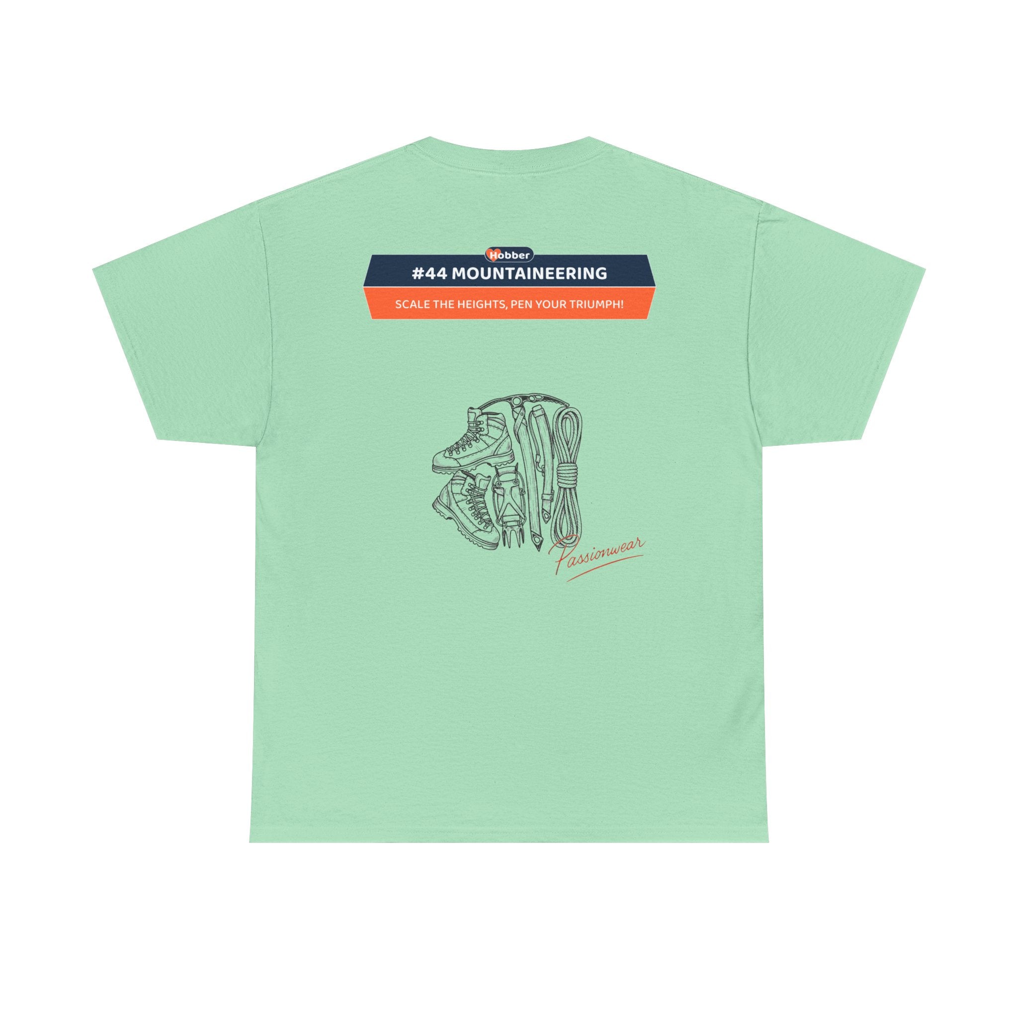Hobber Mens Sports & Adventure T-Shirt, #44 Mountaineering