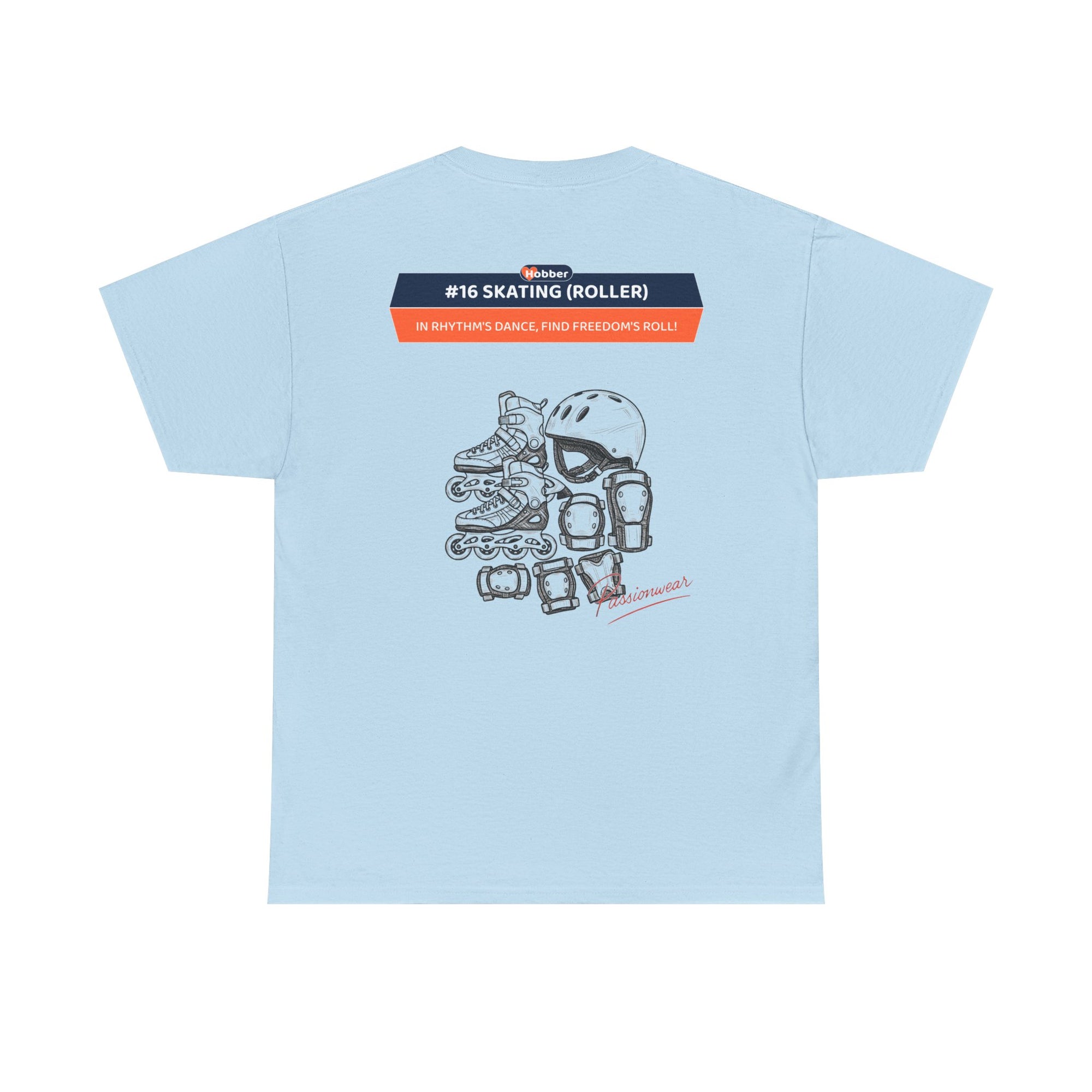 Hobber Unisex Sports & Adventure T-Shirt, #16 Skating (Roller)
