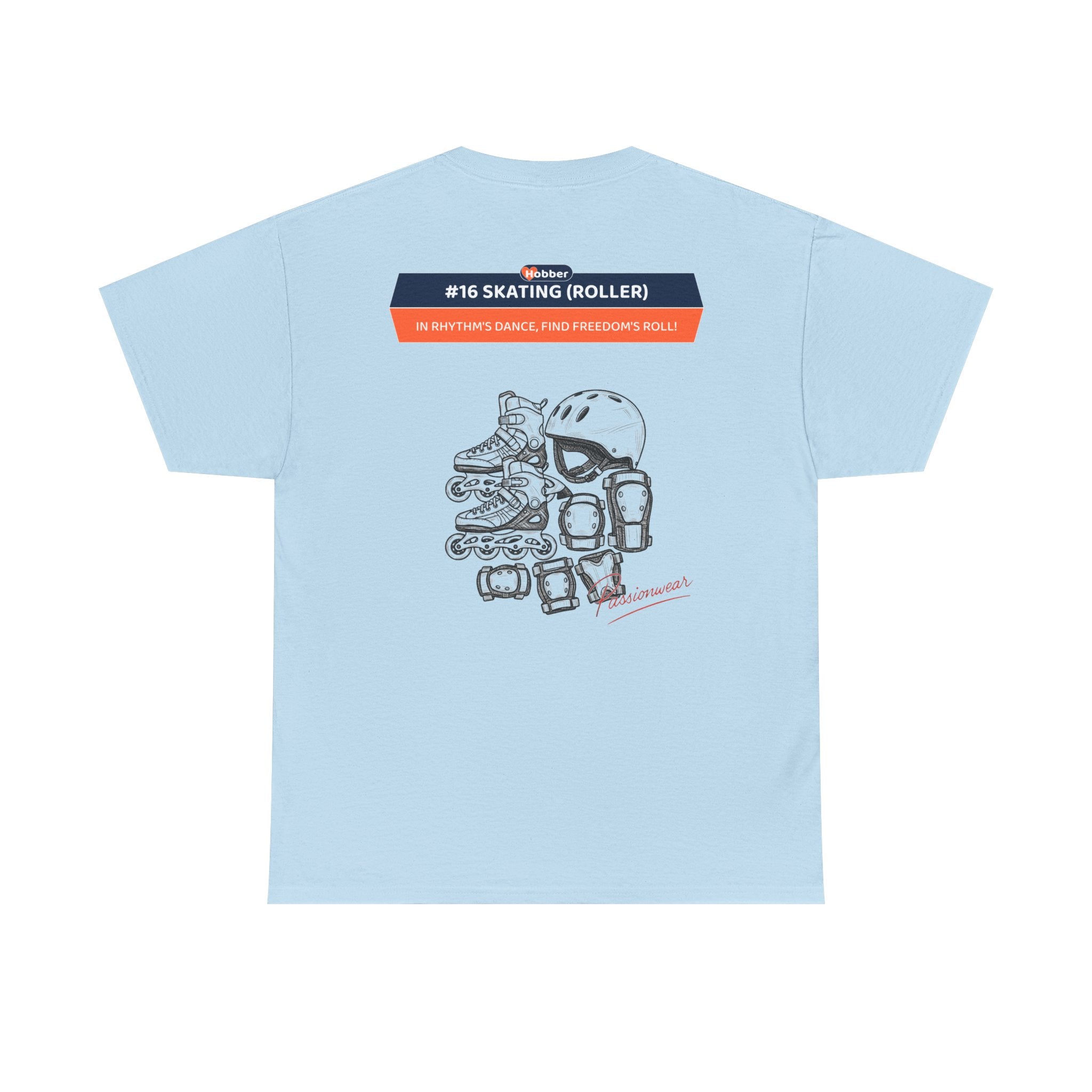 Hobber Unisex Sports & Adventure T-Shirt, #16 Skating (Roller)