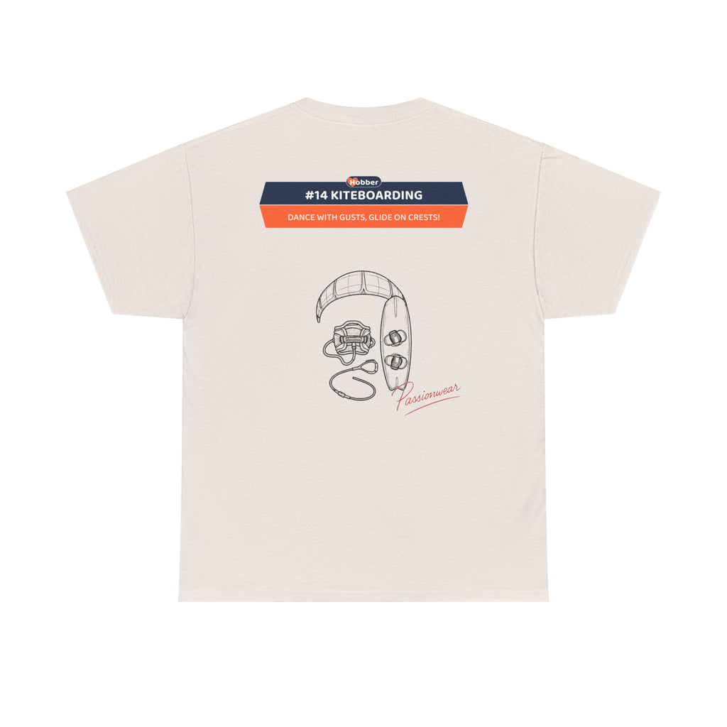 Hobber Mens Sports & Adventure T-Shirt, #14 Kiteboarding