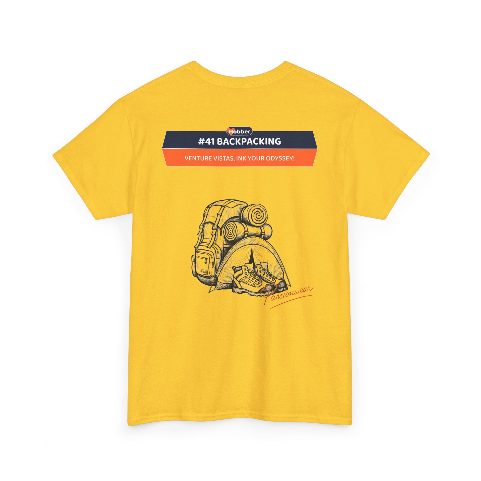 Hobber Unisex Sports & Adventure T-Shirt, #41 Backpacking