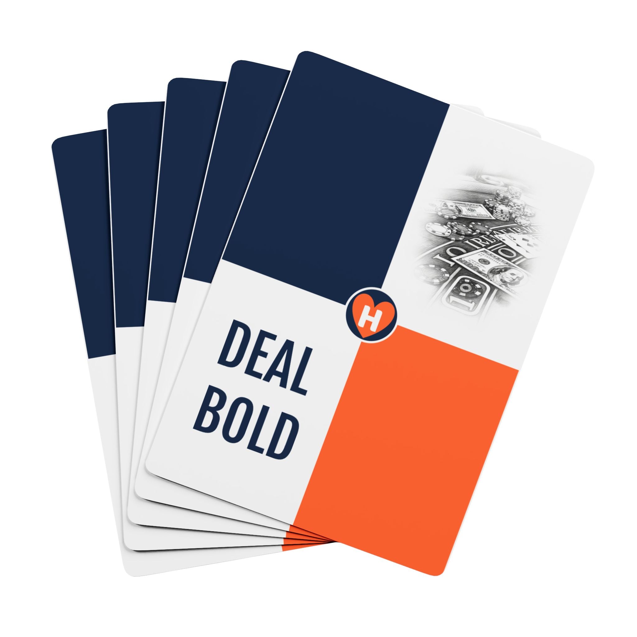 Hobber DealBold: Stylish Poker Cards for Game Nights, Gifting & Casino Vibes