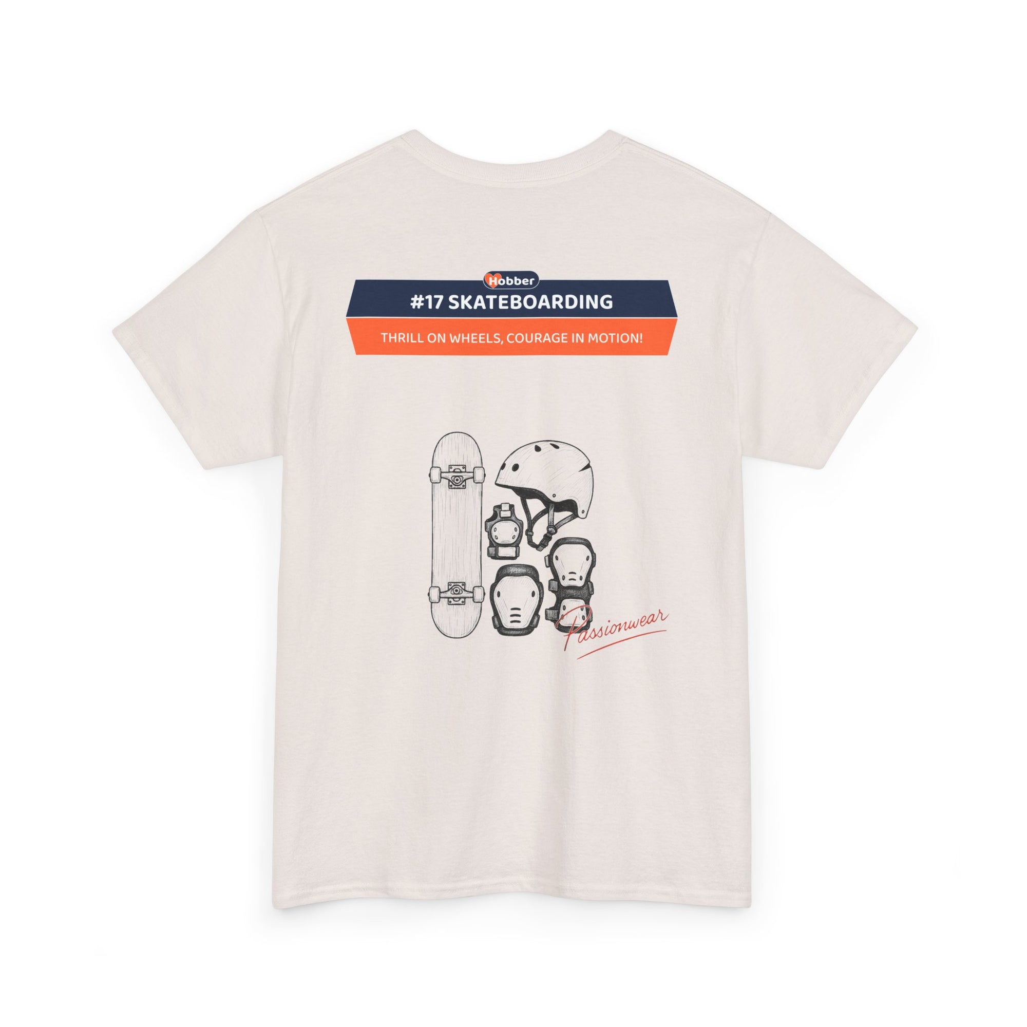 Hobber Mens Sports & Adventure T-Shirt, #17 Skateboarding