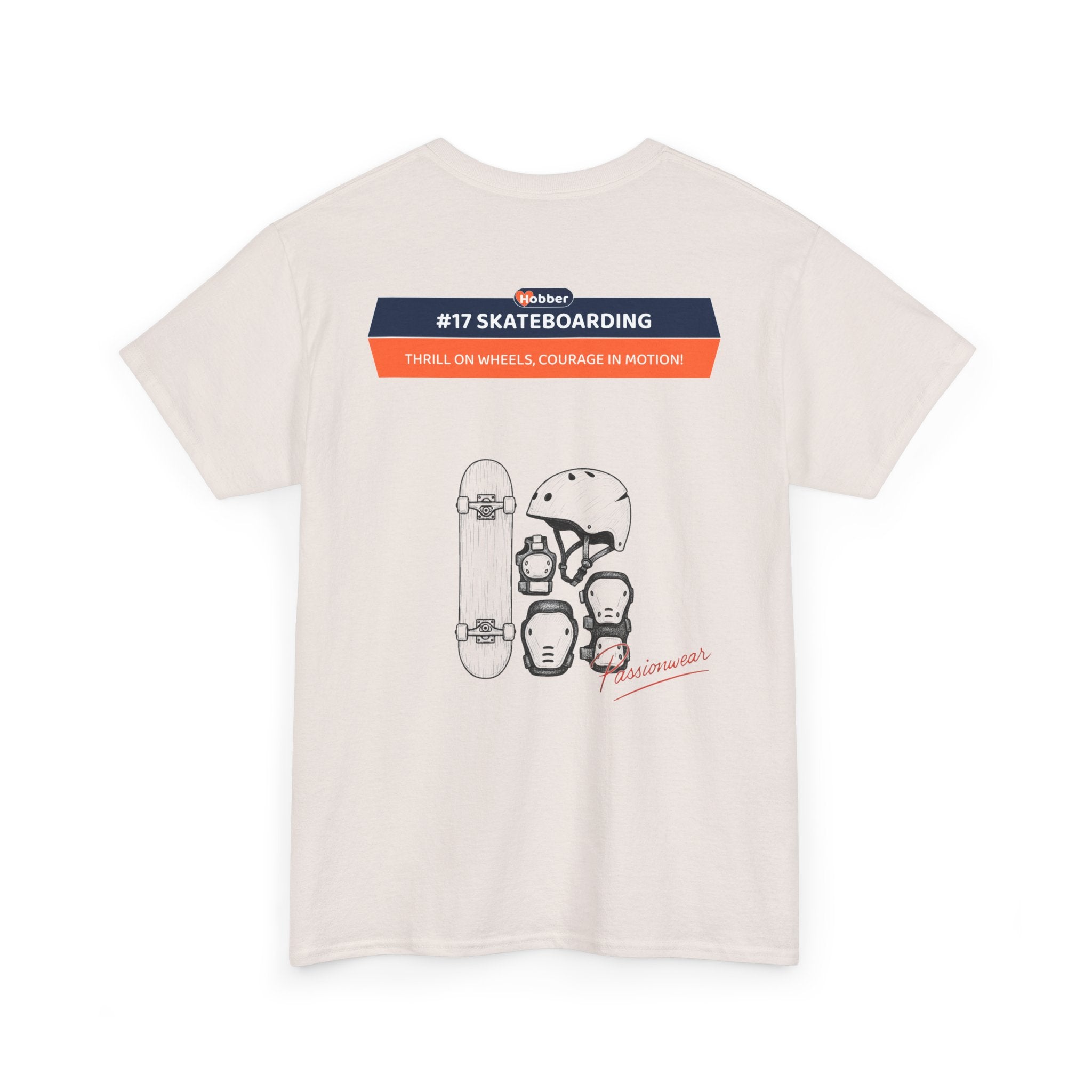 Hobber Mens Sports & Adventure T-Shirt, #17 Skateboarding