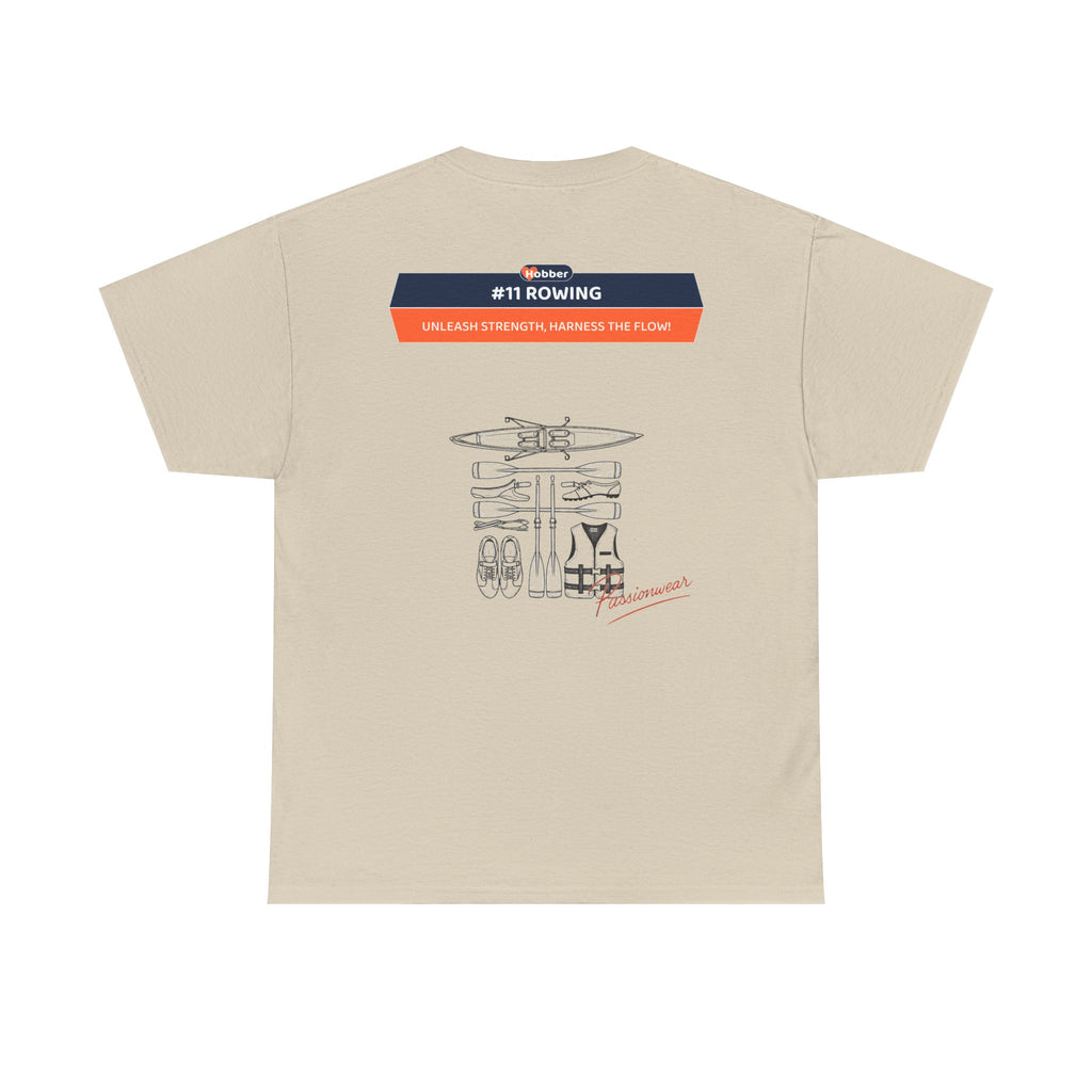 Hobber Mens Sports & Adventure T-Shirt, #11 Rowing