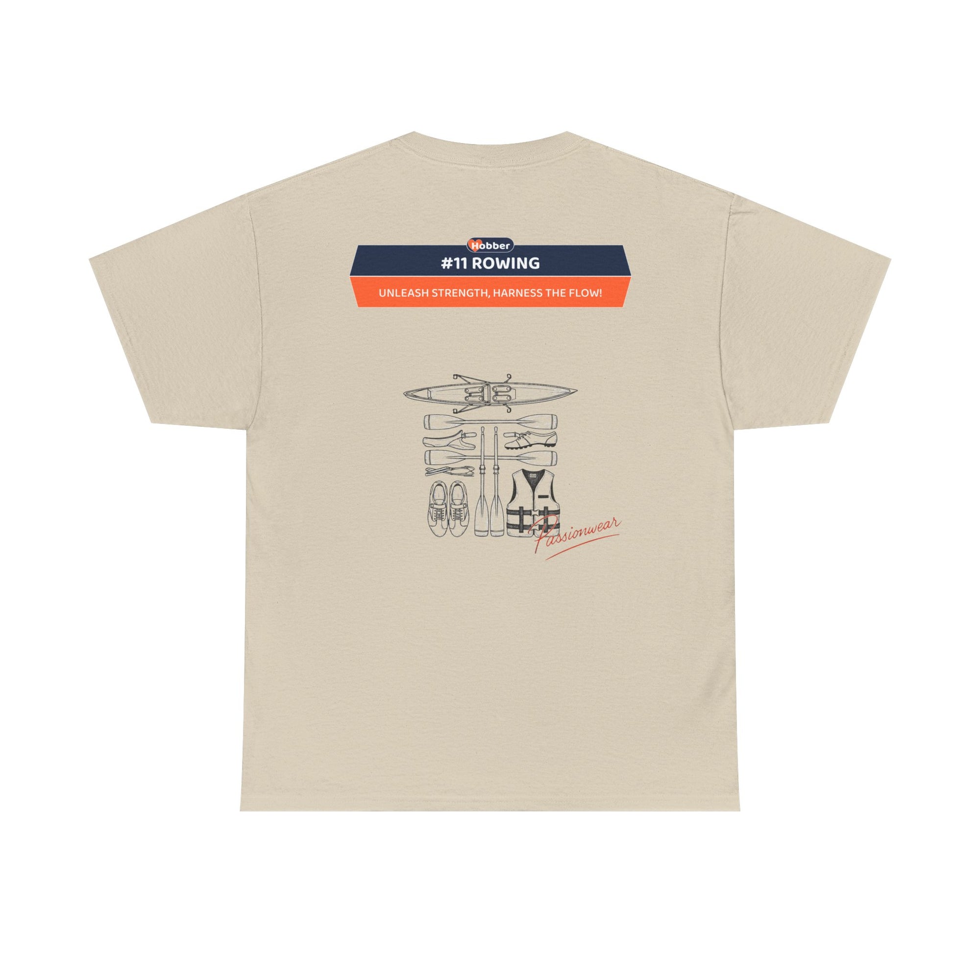 Hobber Mens Sports & Adventure T-Shirt, #11 Rowing