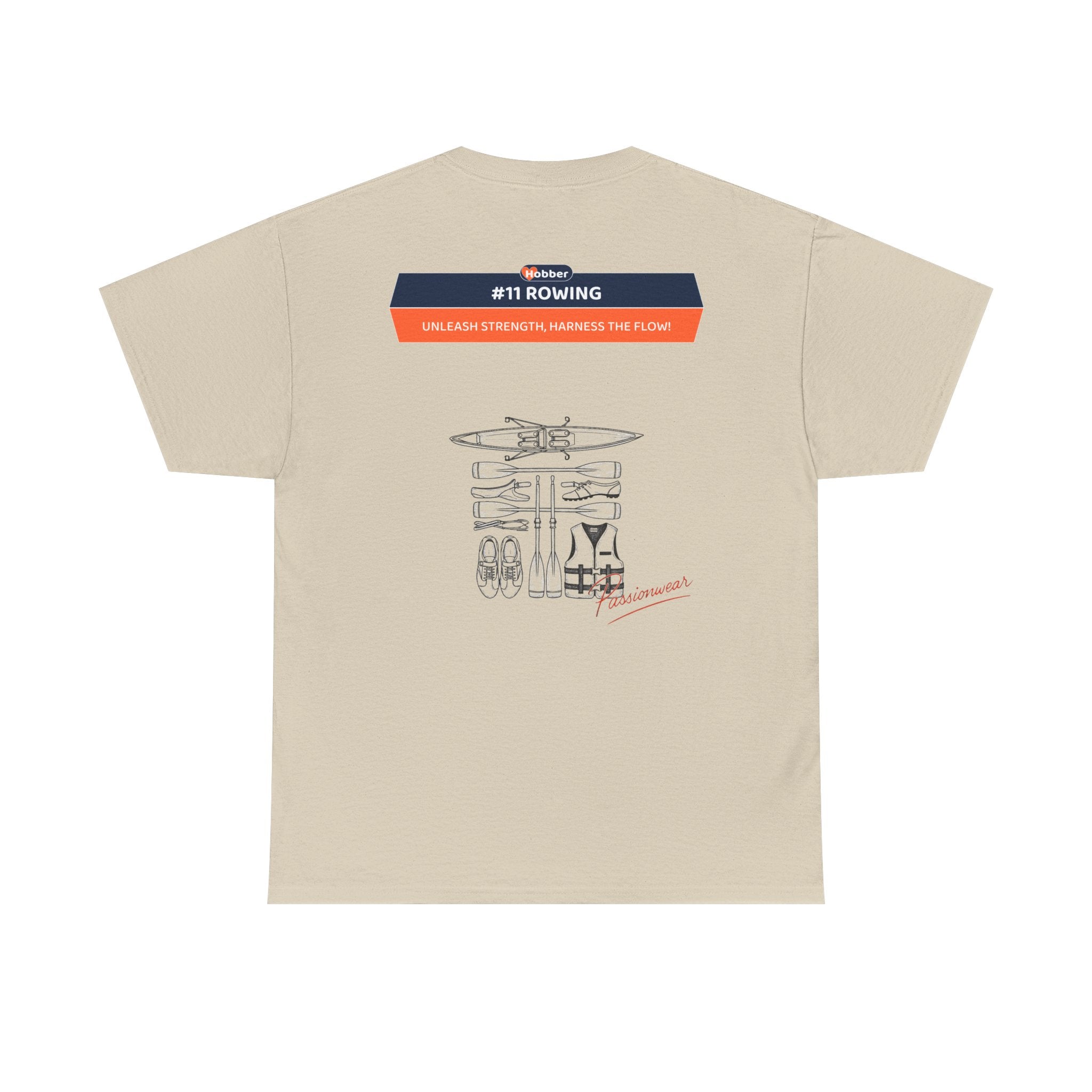 Hobber Mens Sports & Adventure T-Shirt, #11 Rowing