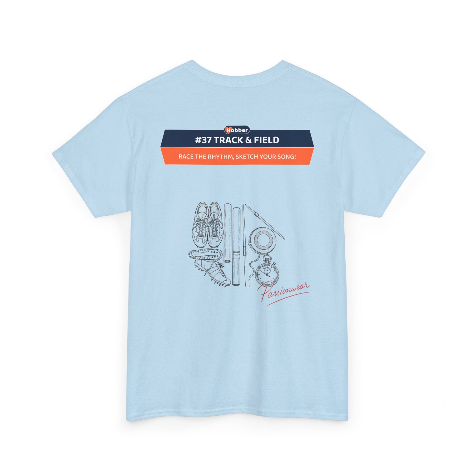 Hobber Mens Sports & Adventure T-Shirt, #37 Track & field