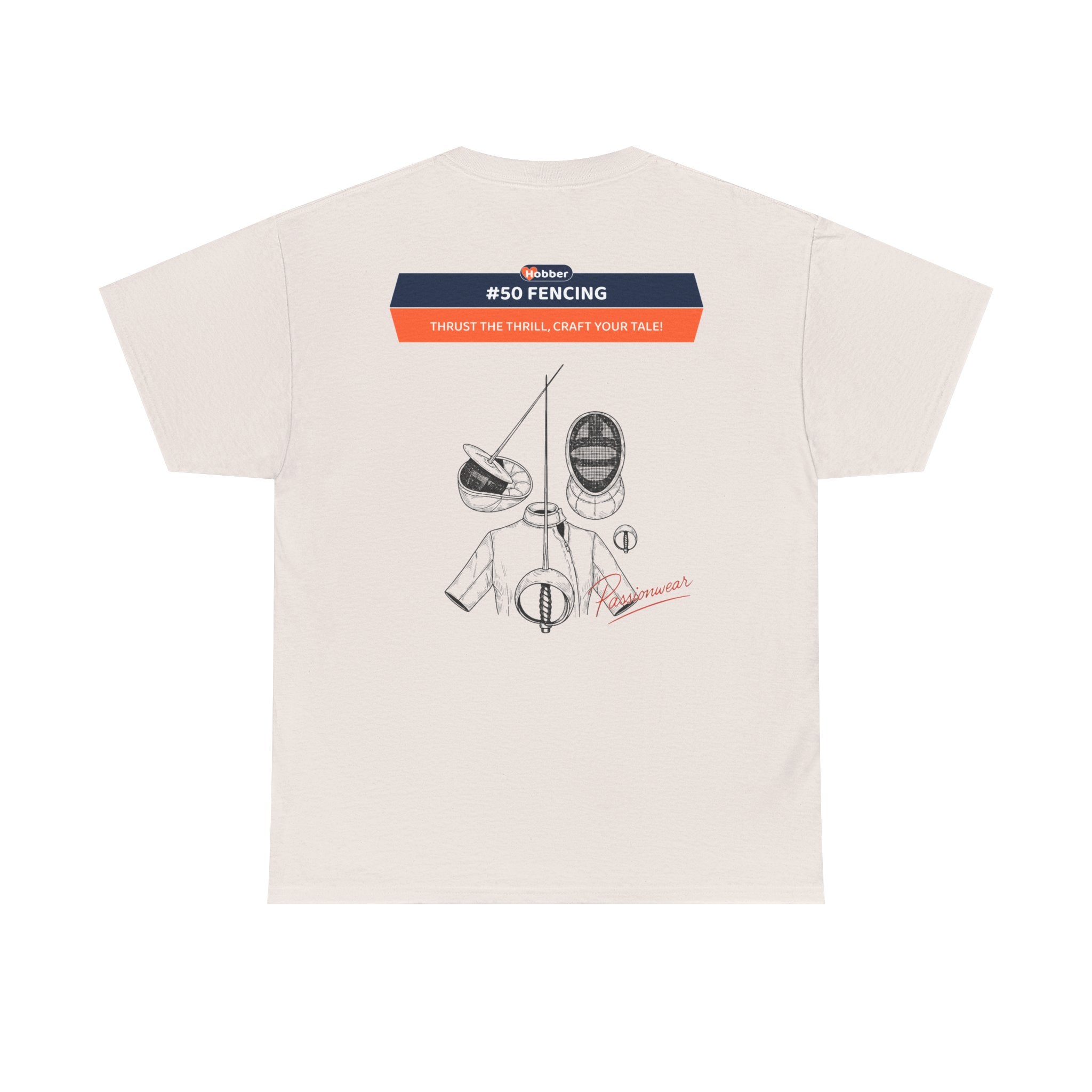 Hobber Mens Sports & Adventure T-Shirt, #50 Fencing