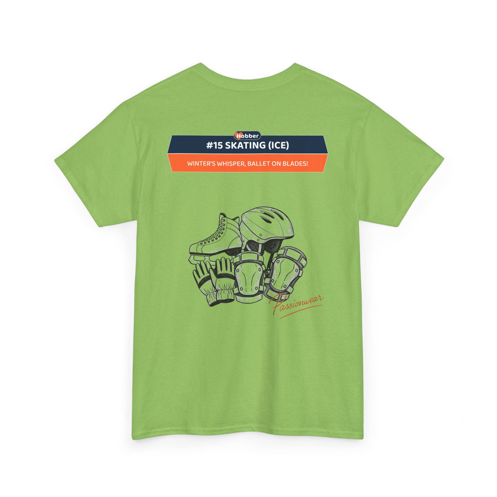 Hobber Unisex Sports & Adventure T-Shirt, #15 Skating (Ice)