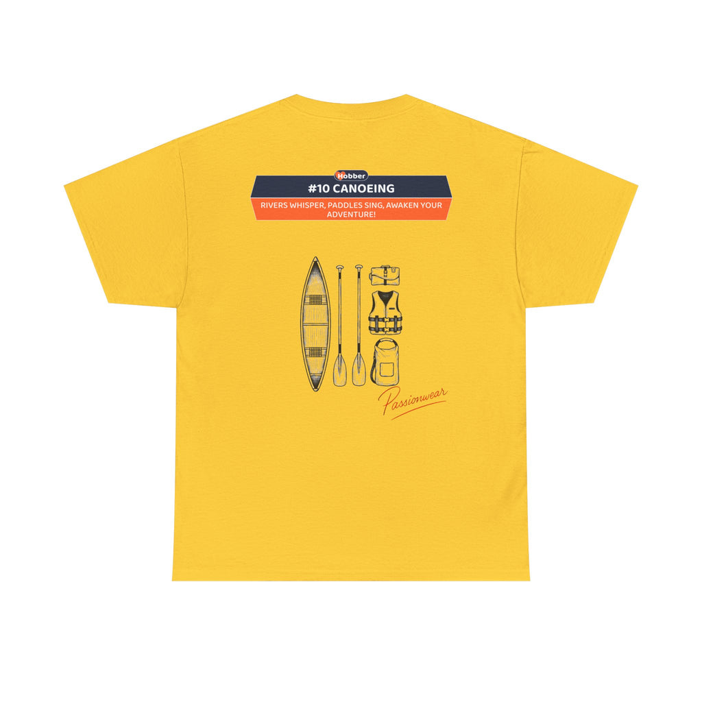 Hobber Unisex Sports & Adventure T-Shirt, #10 Canoeing