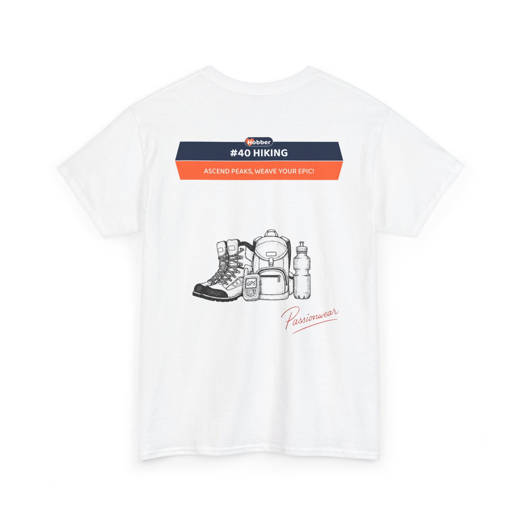 Hobber Unisex Sports & Adventure T-Shirt, #40 Hiking