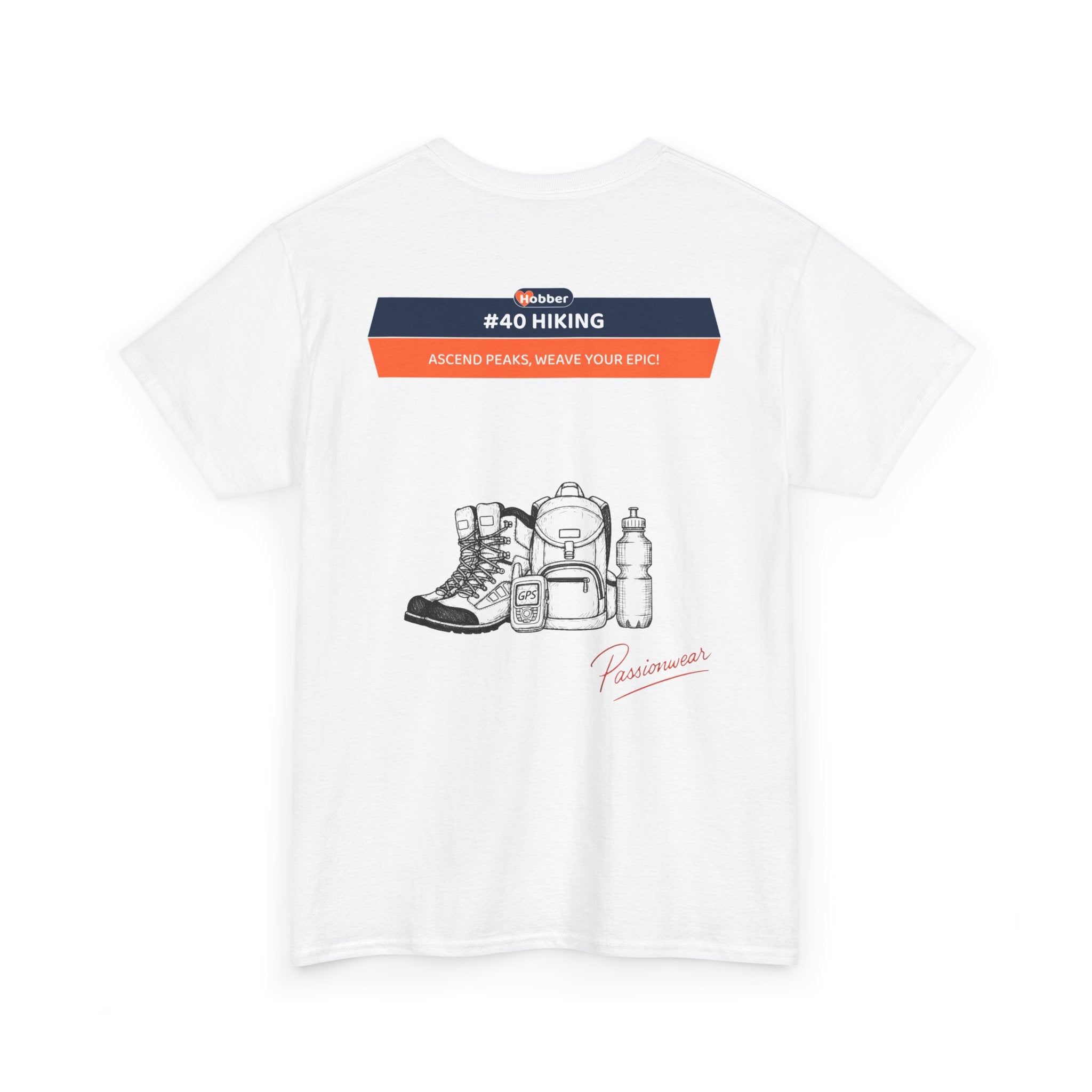 Hobber Unisex Sports & Adventure T-Shirt, #40 Hiking