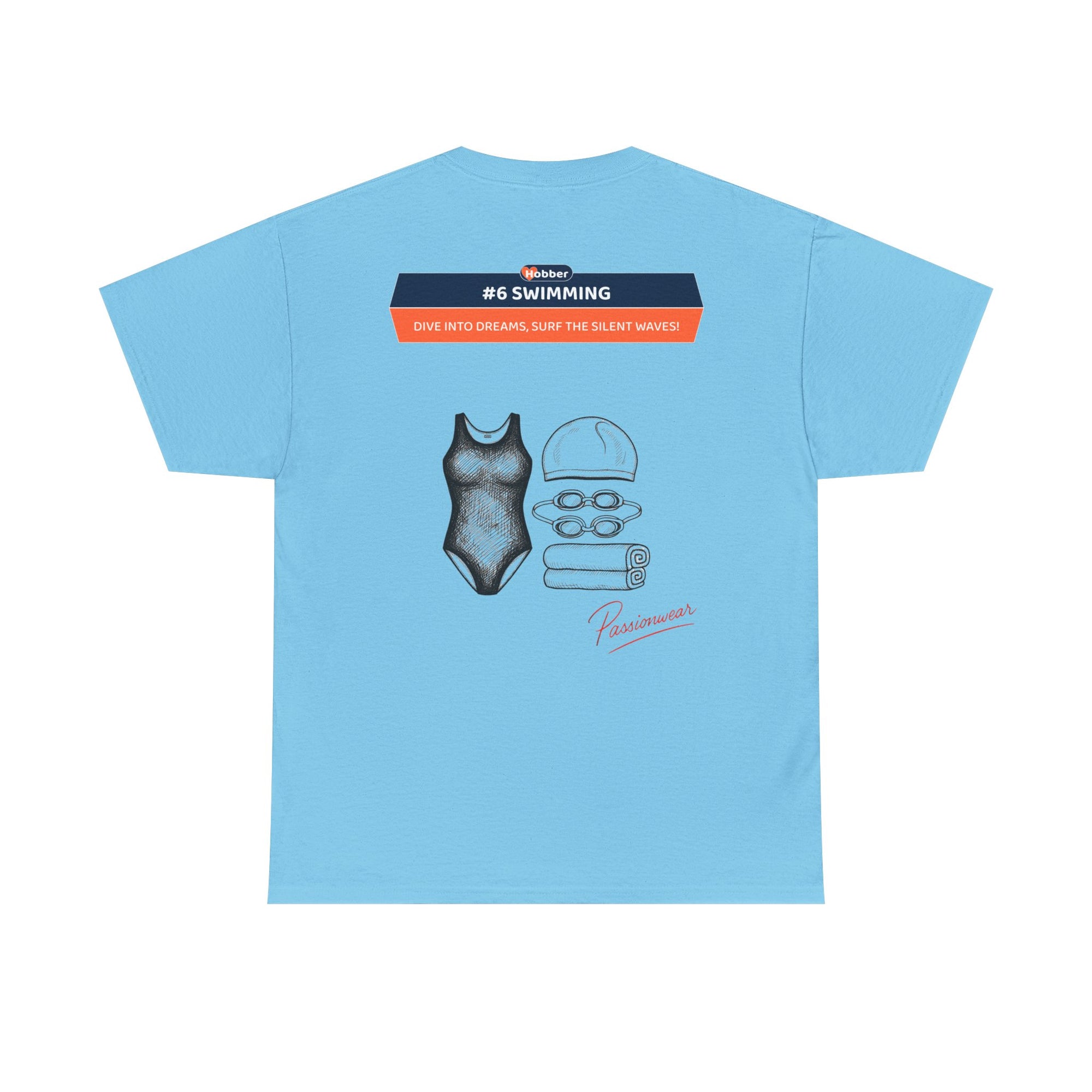Hobber Unisex Sports & Adventure T-Shirt, #6 Swimming