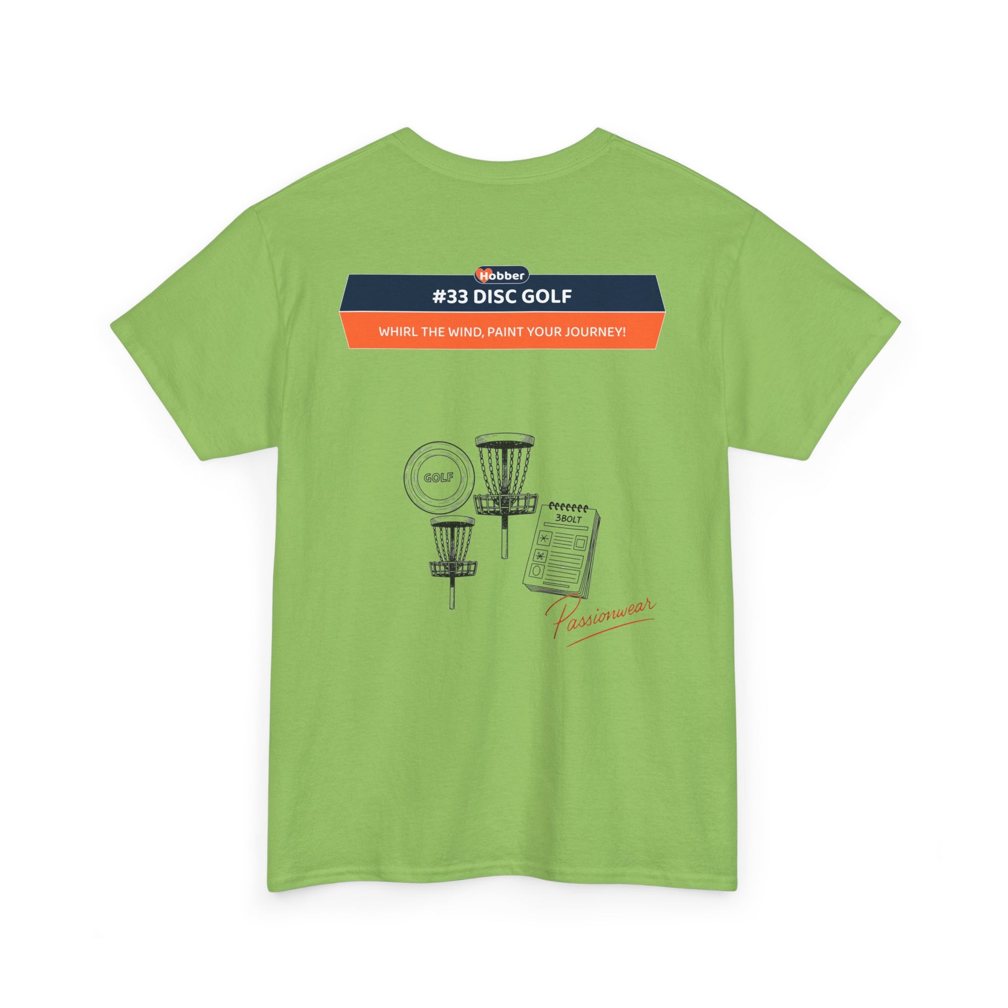 Hobber Unisex Sports & Adventure T-Shirt, #33 Disc golf