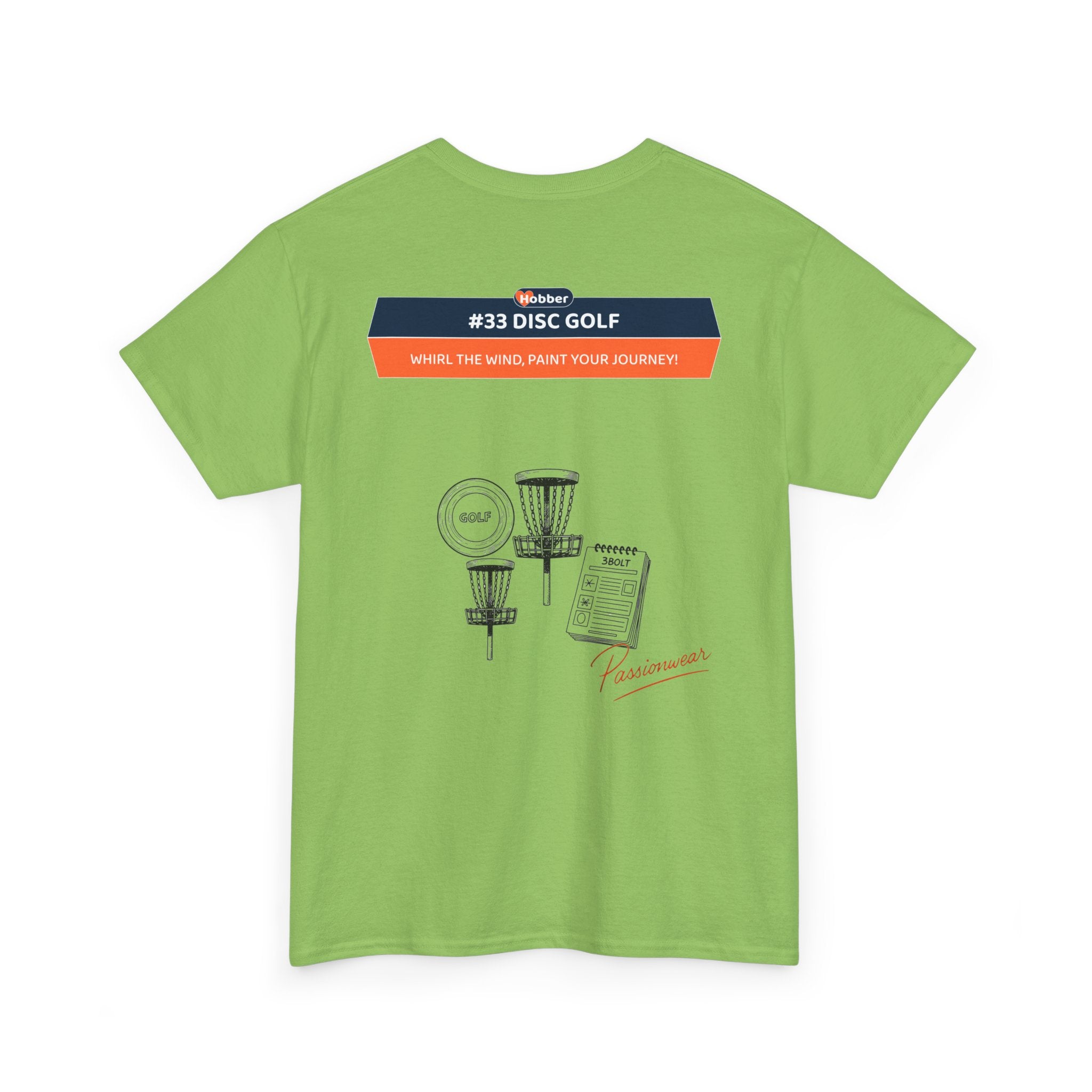 Hobber Unisex Sports & Adventure T-Shirt, #33 Disc golf
