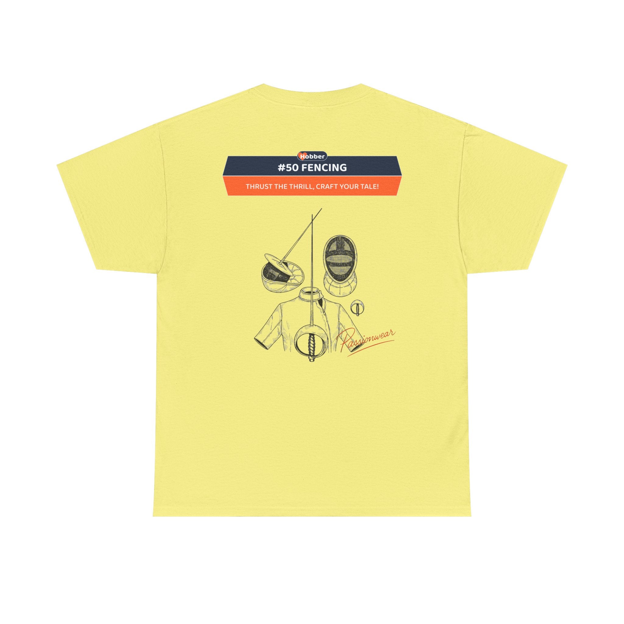 Hobber Mens Sports & Adventure T-Shirt, #50 Fencing
