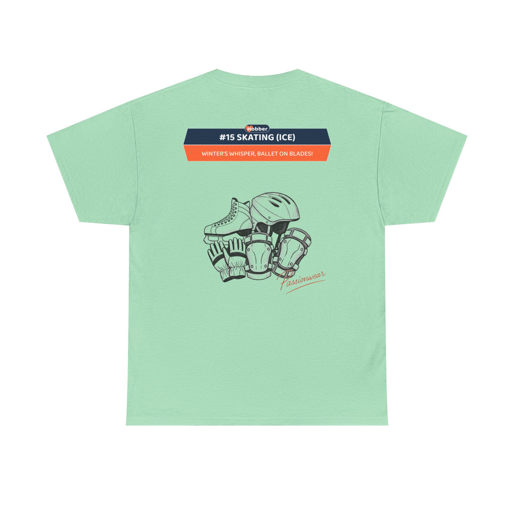 Hobber Unisex Sports & Adventure T-Shirt, #15 Skating (Ice)