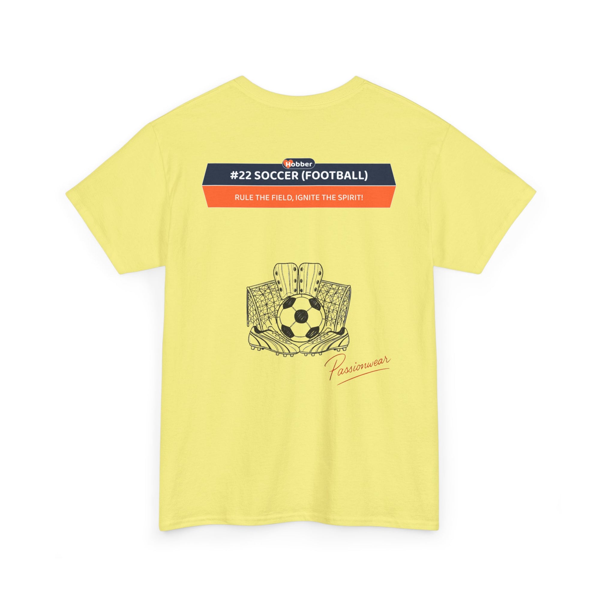 Hobber Mens Sports & Adventure T-Shirt, #22 Soccer (Football)