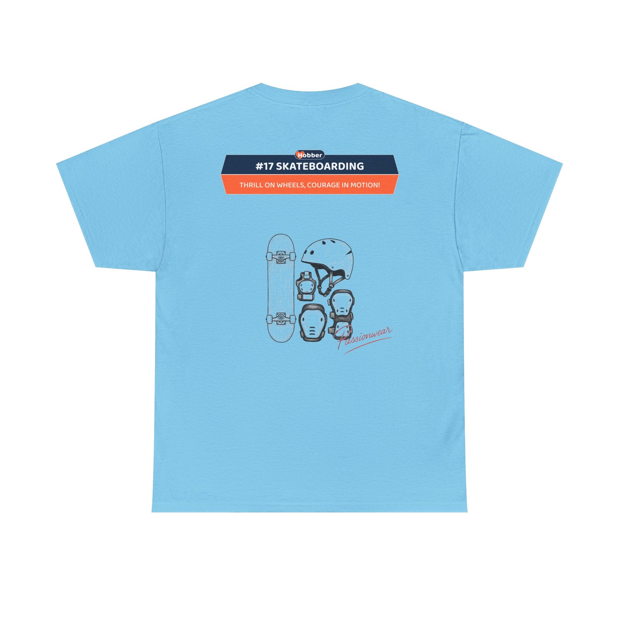 Hobber Mens Sports & Adventure T-Shirt, #17 Skateboarding