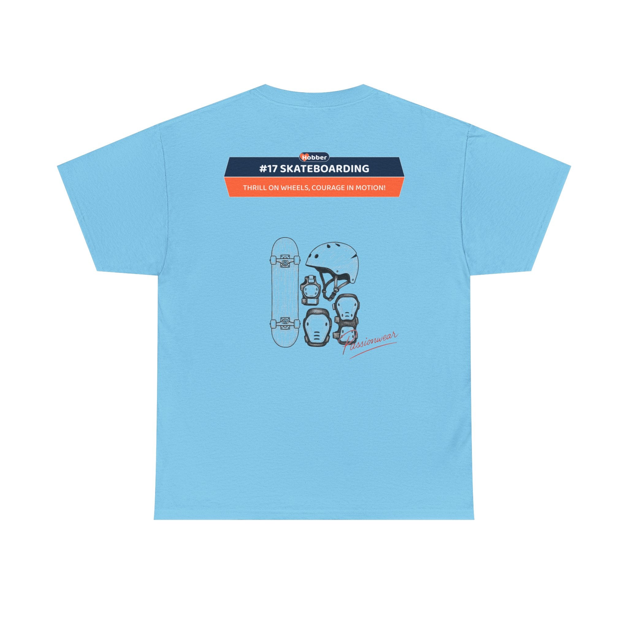 Hobber Mens Sports & Adventure T-Shirt, #17 Skateboarding