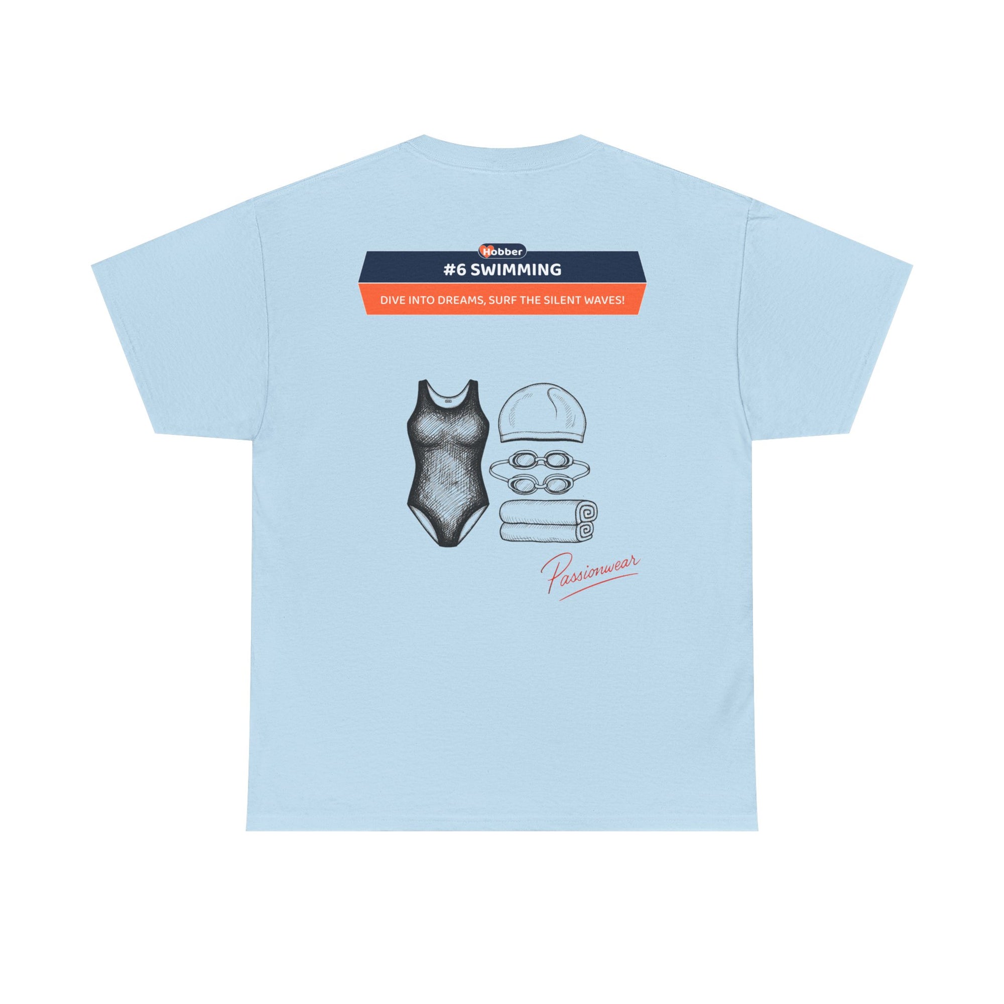 Hobber Unisex Sports & Adventure T-Shirt, #6 Swimming