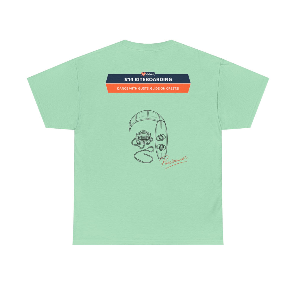 Hobber Mens Sports & Adventure T-Shirt, #14 Kiteboarding