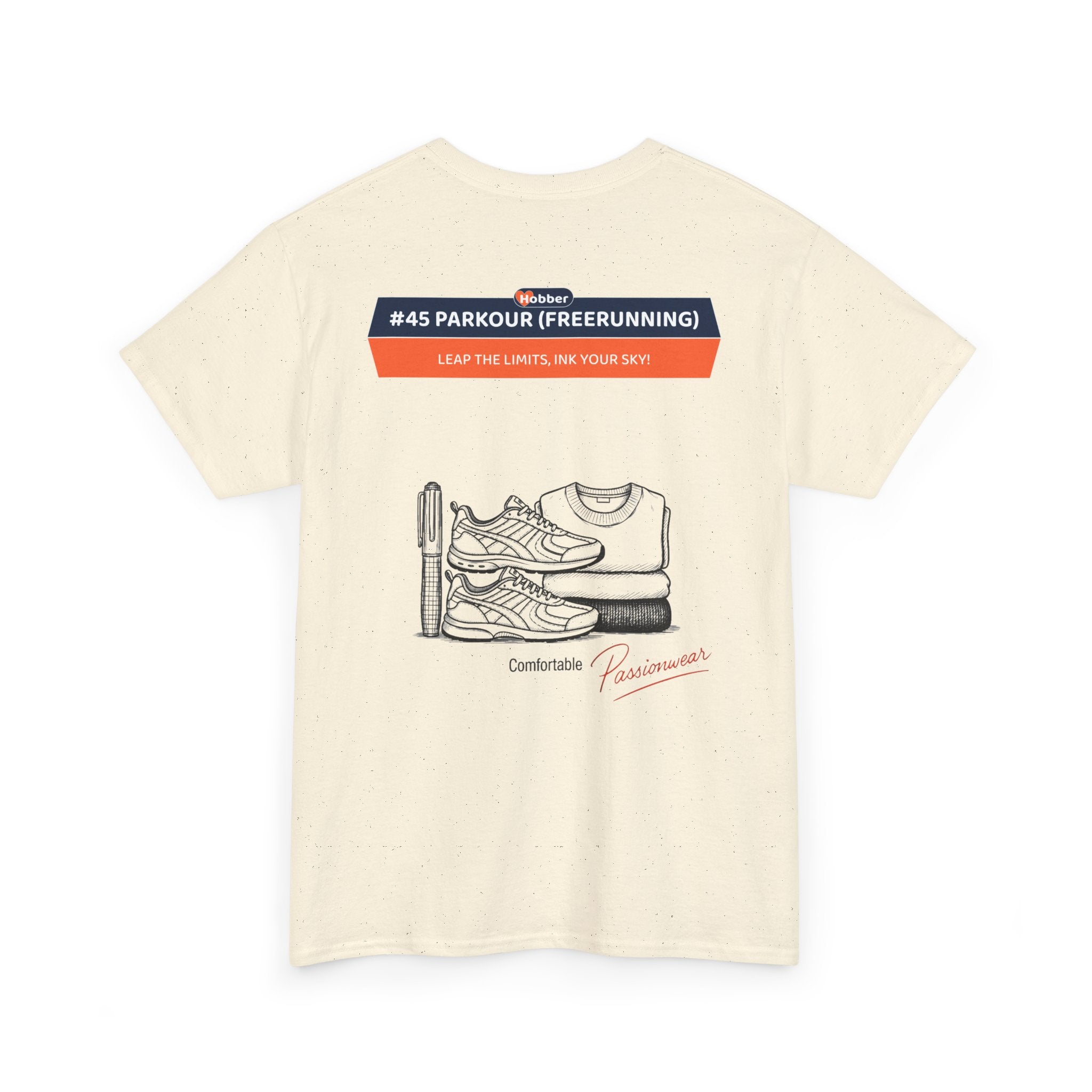 Hobber Mens Sports & Adventure T-Shirt, #45 Parkour (Freerunning)
