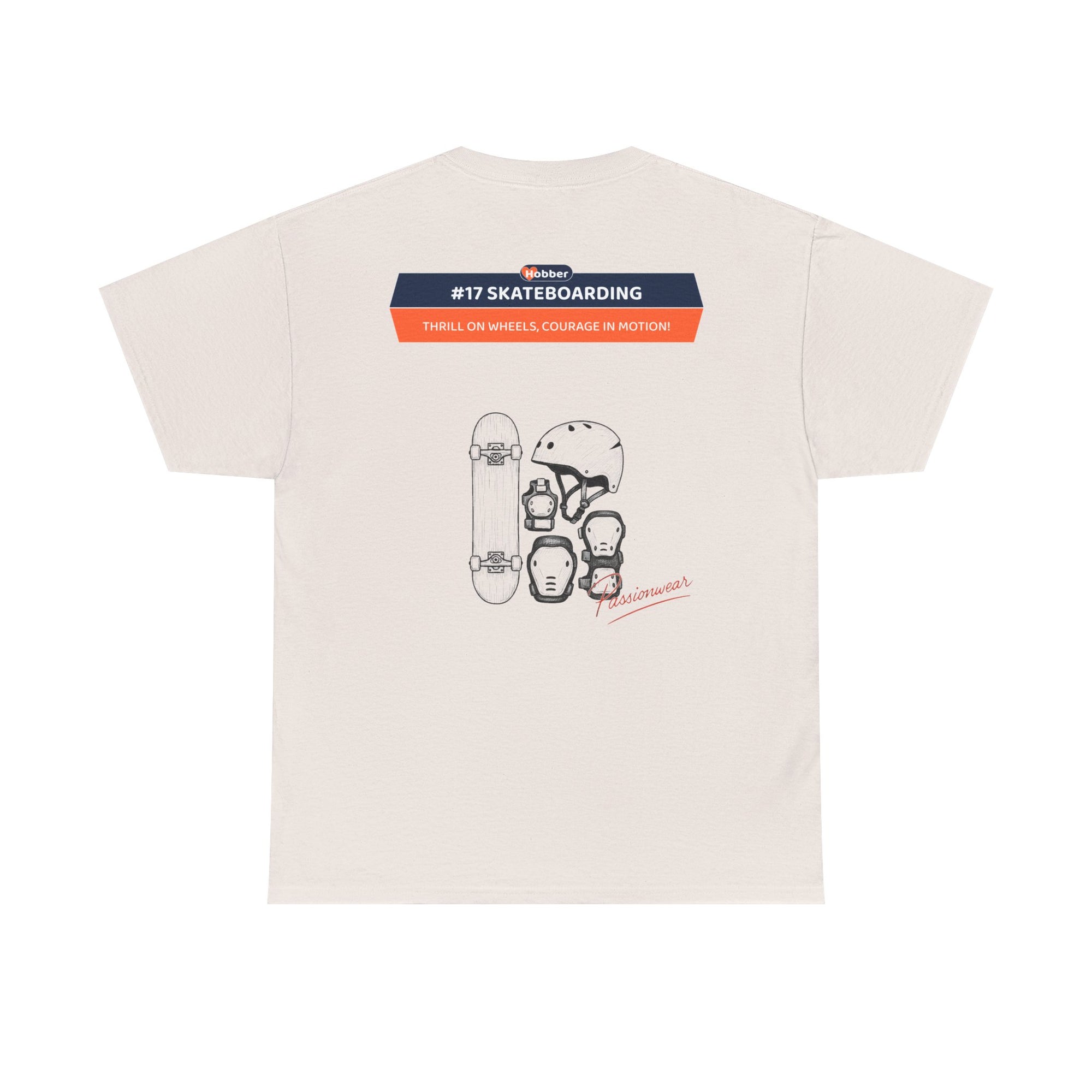 Hobber Mens Sports & Adventure T-Shirt, #17 Skateboarding