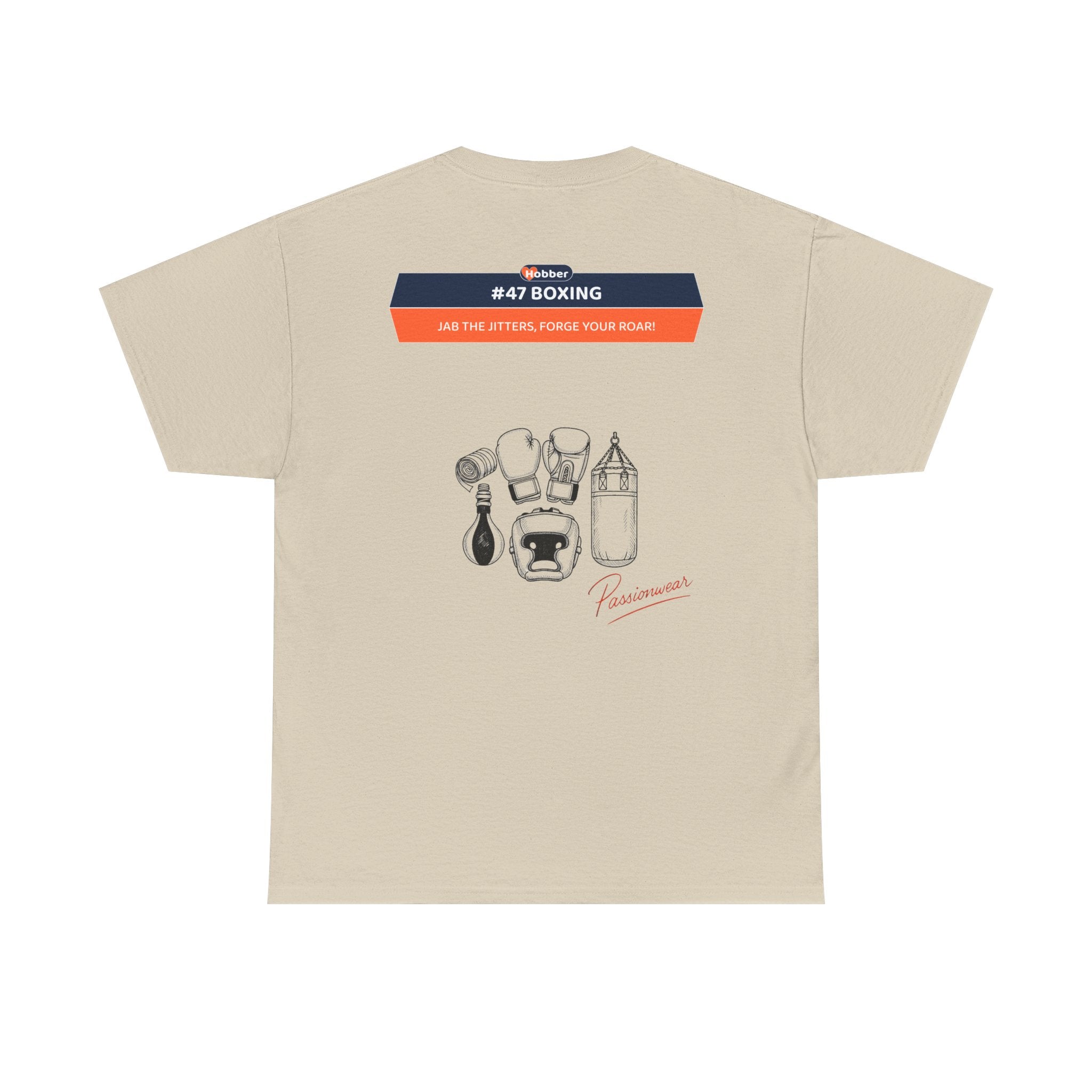 Hobber Mens Sports & Adventure T-Shirt, #47 Boxing