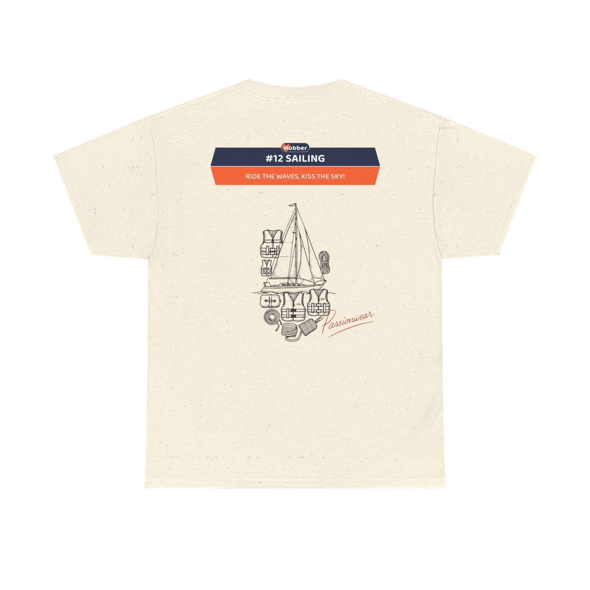 Hobber Unisex Sports & Adventure T-Shirt, #12 Sailing