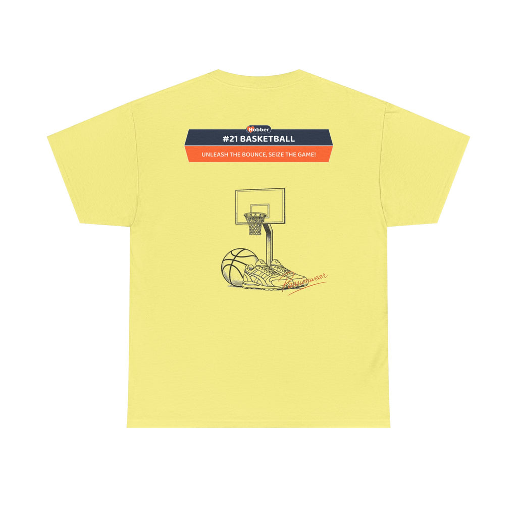 Hobber Mens Sports & Adventure T-Shirt, #21 Basketball