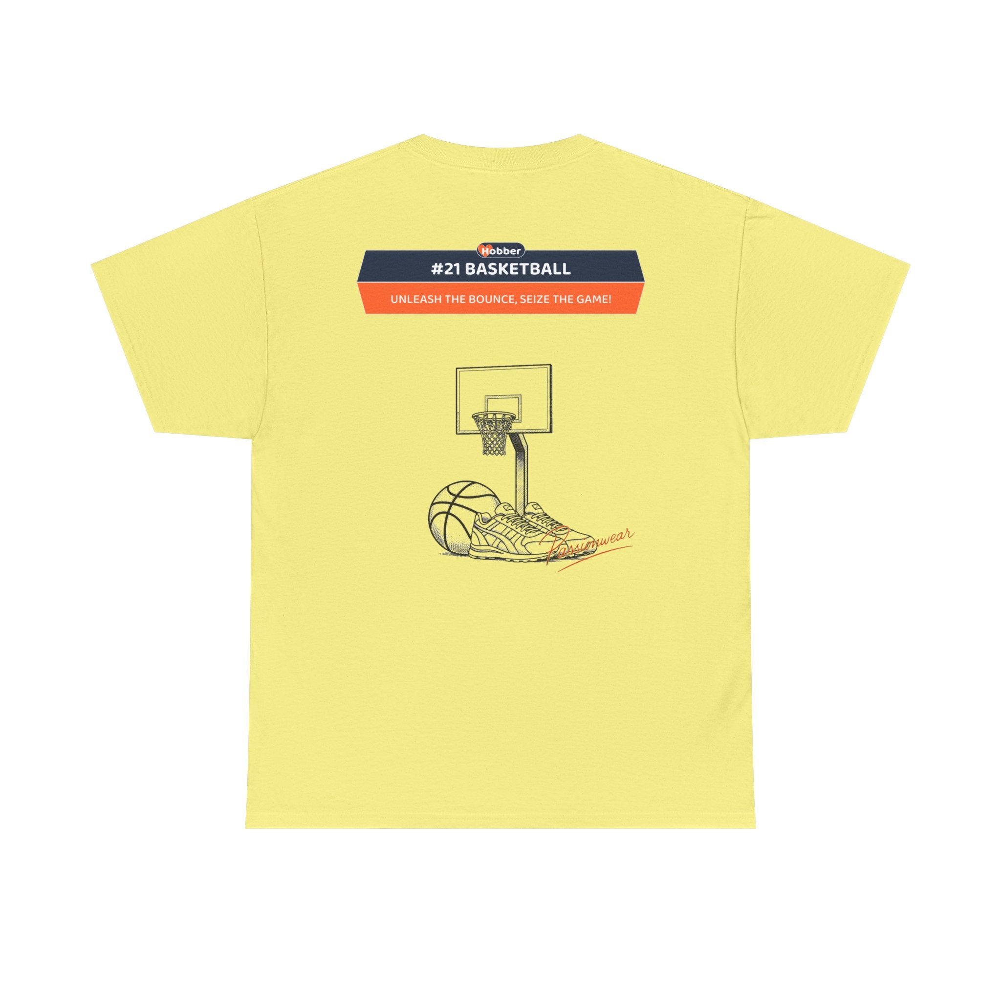 Hobber Mens Sports & Adventure T-Shirt, #21 Basketball