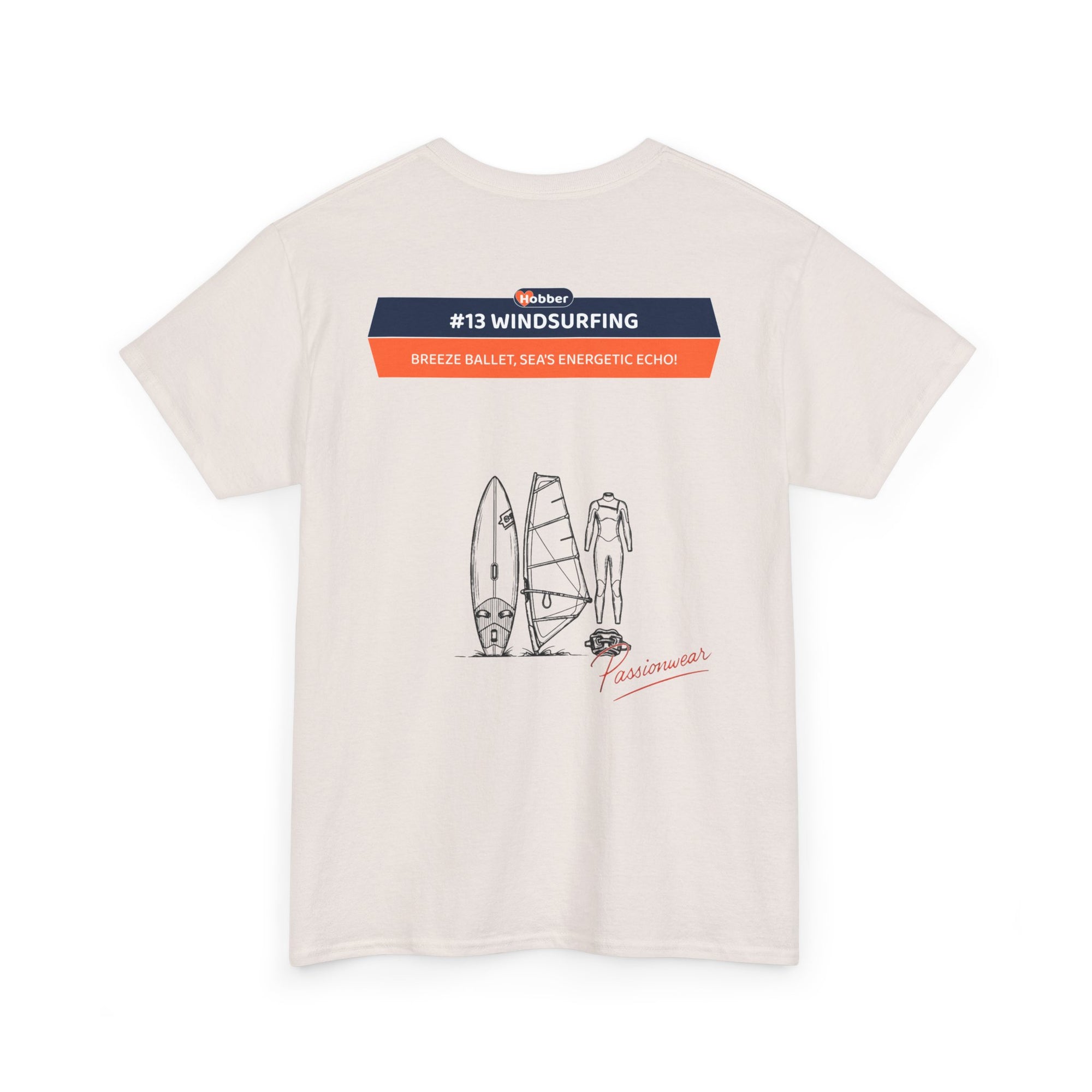Hobber Mens Sports & Adventure T-Shirt, #13 Windsurfing