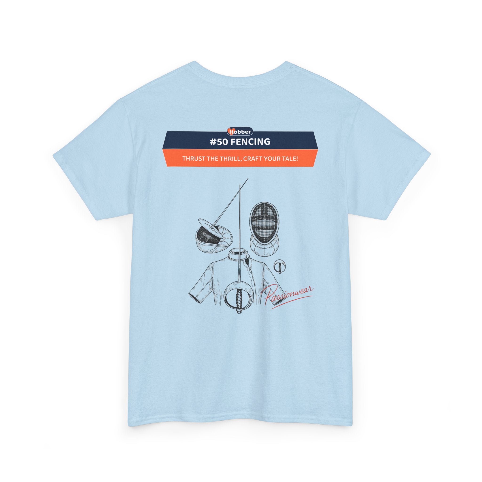 Hobber Mens Sports & Adventure T-Shirt, #50 Fencing