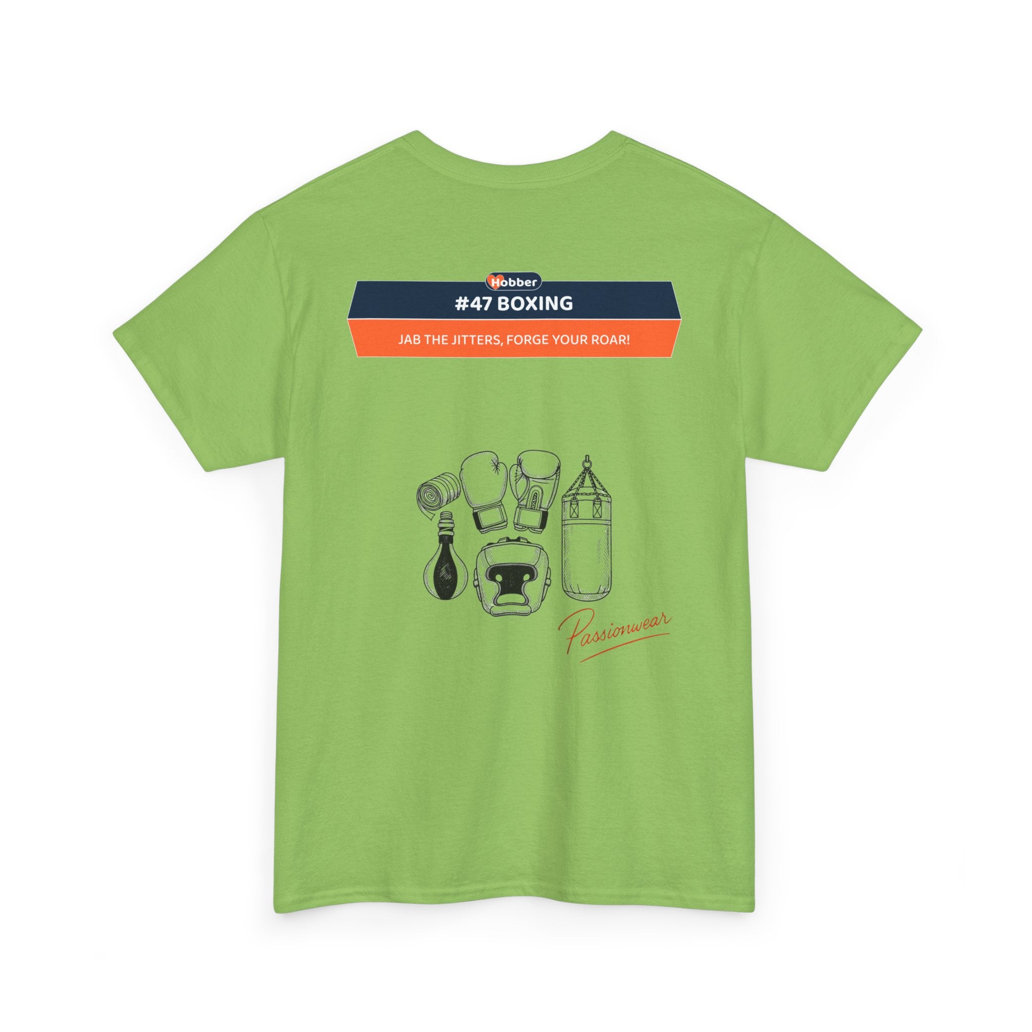 Hobber Mens Sports & Adventure T-Shirt, #47 Boxing