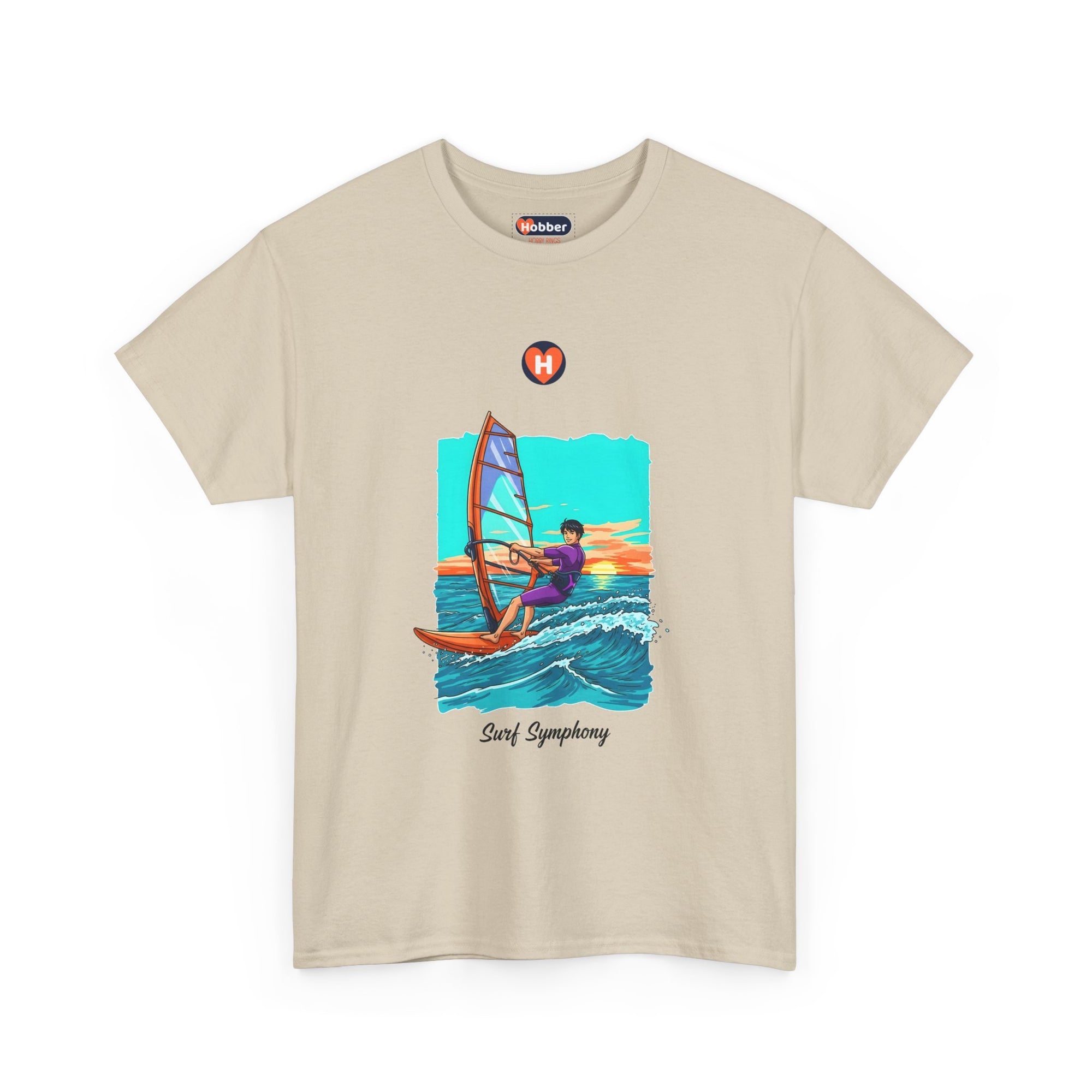 Hobber Mens Sports & Adventure T-Shirt, #13 Windsurfing