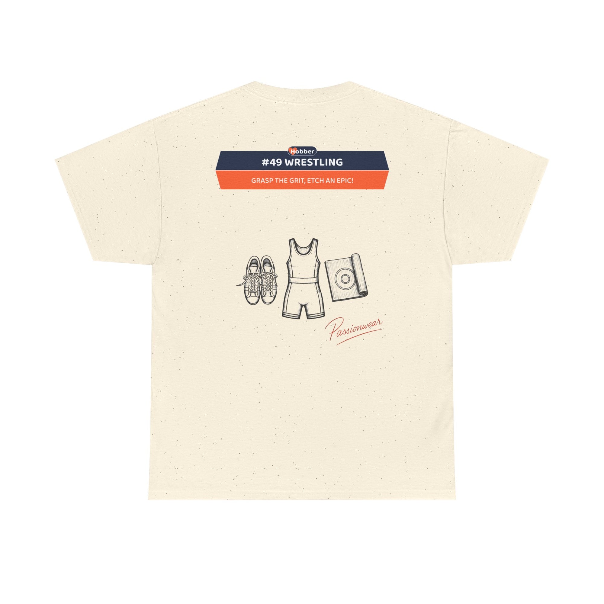 Hobber Mens Sports & Adventure T-Shirt, #49 Wrestling