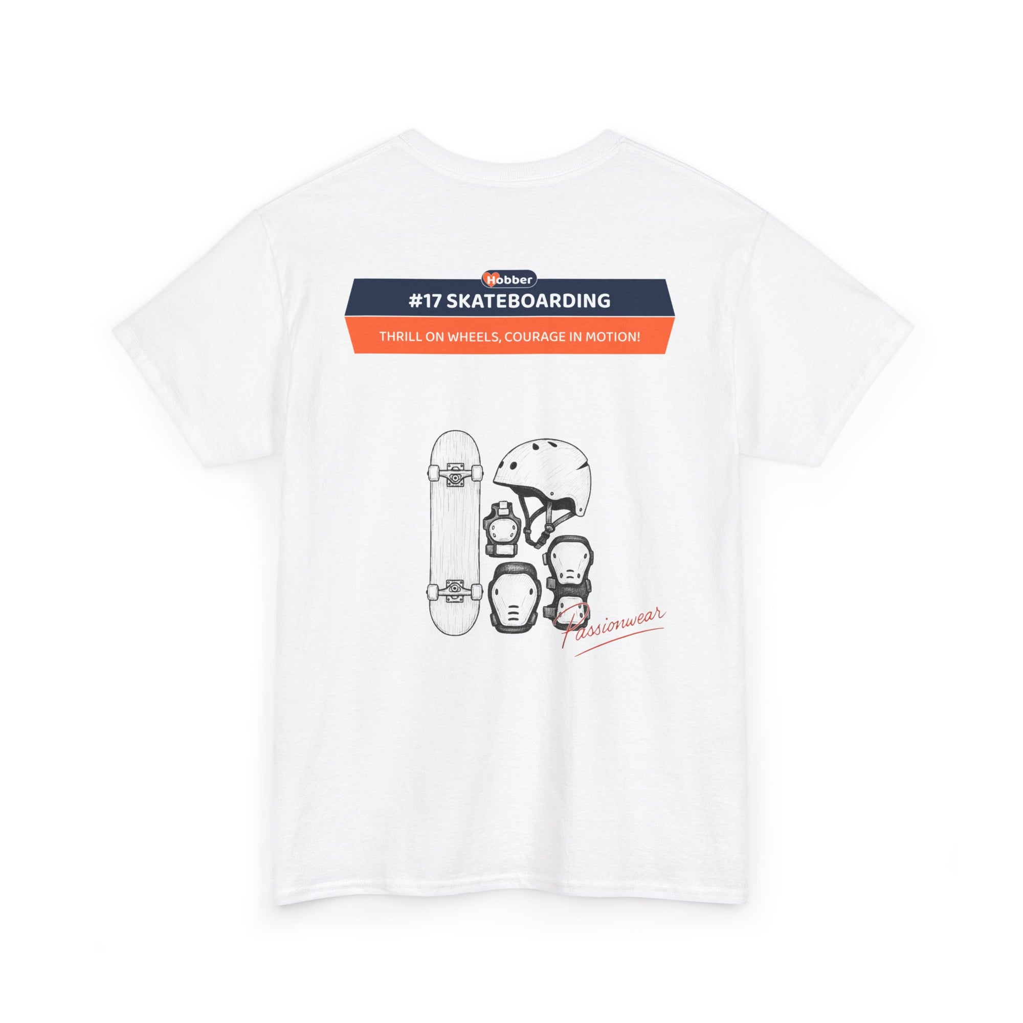 Hobber Mens Sports & Adventure T-Shirt, #17 Skateboarding