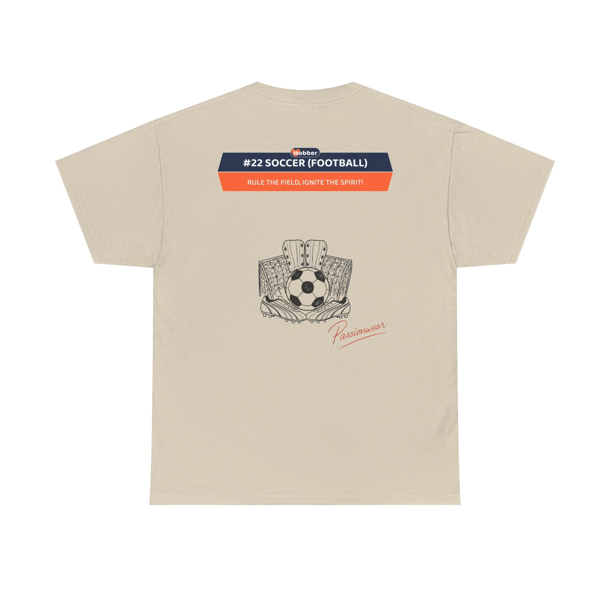 Hobber Mens Sports & Adventure T-Shirt, #22 Soccer (Football)