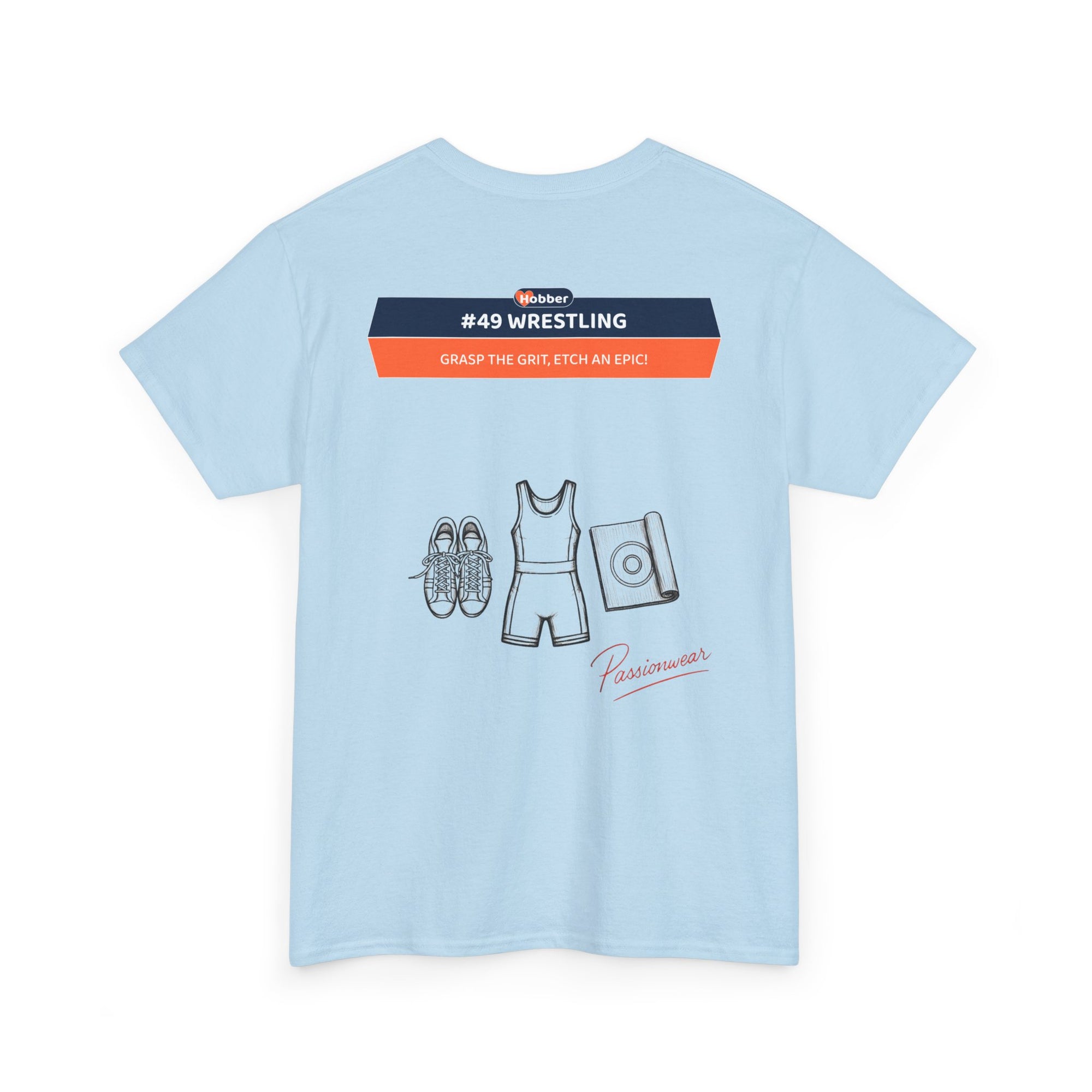 Hobber Mens Sports & Adventure T-Shirt, #49 Wrestling