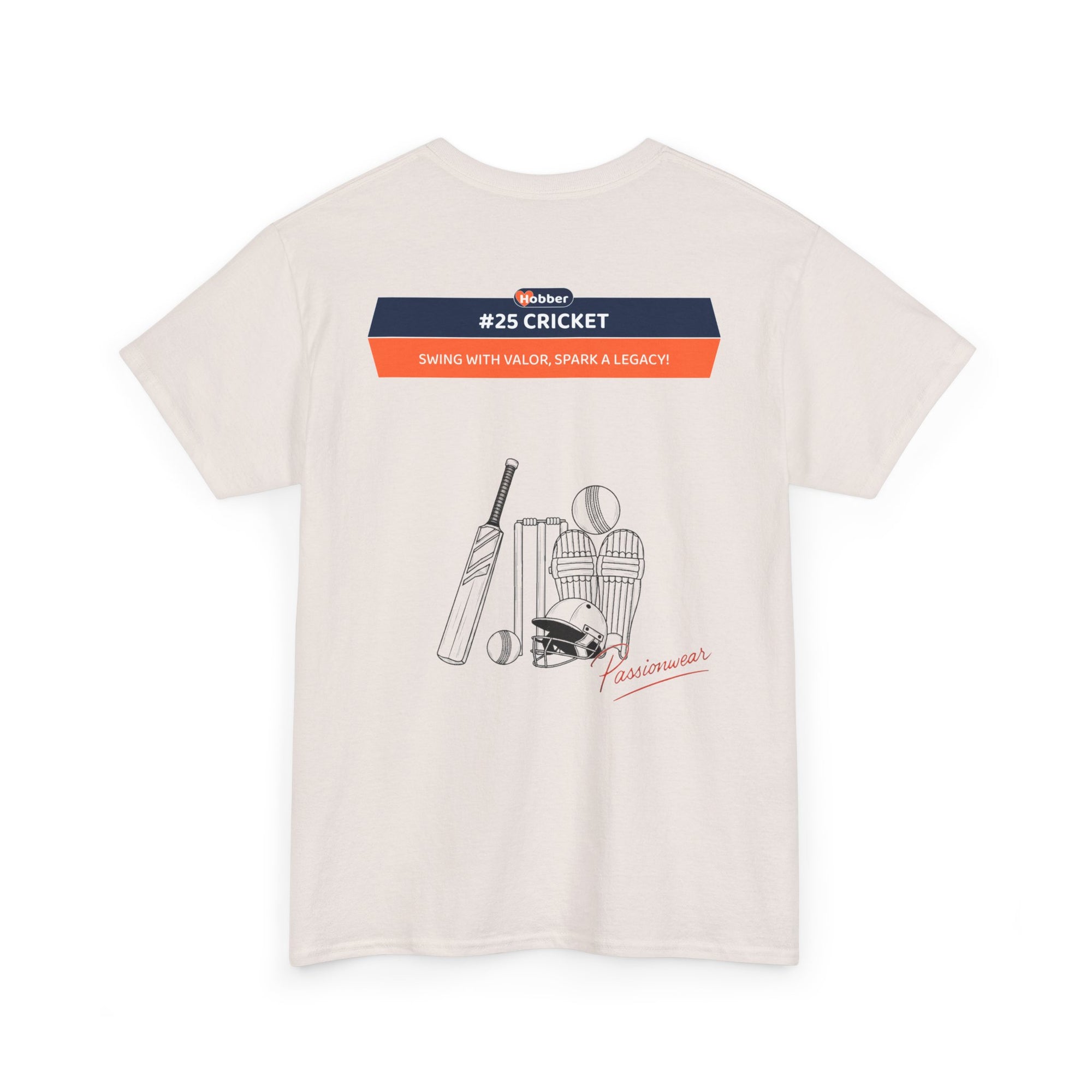 Hobber Mens Sports & Adventure T-Shirt, #25 Cricket