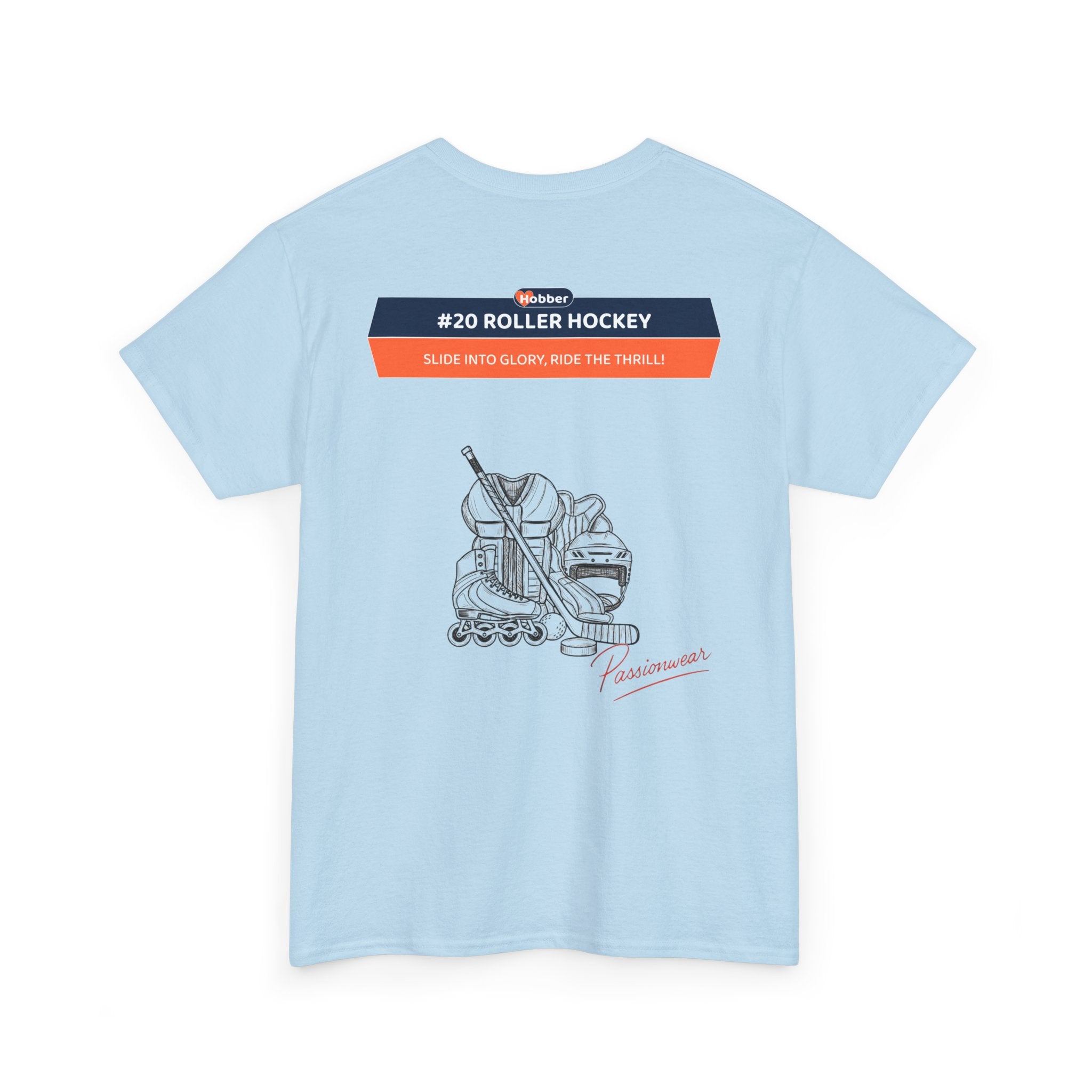 Hobber Mens Sports & Adventure T-Shirt, #20 Roller hockey