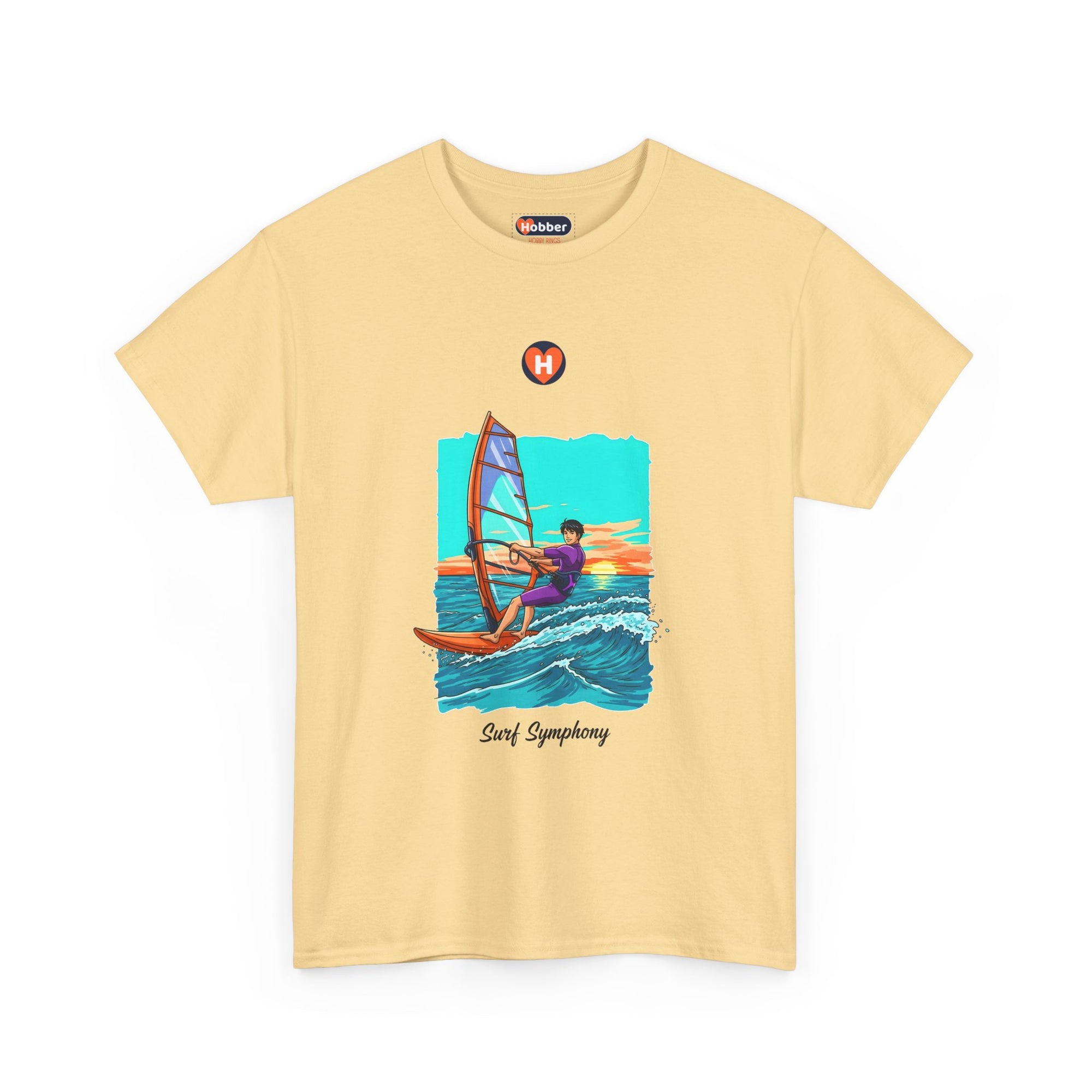 Hobber Mens Sports & Adventure T-Shirt, #13 Windsurfing