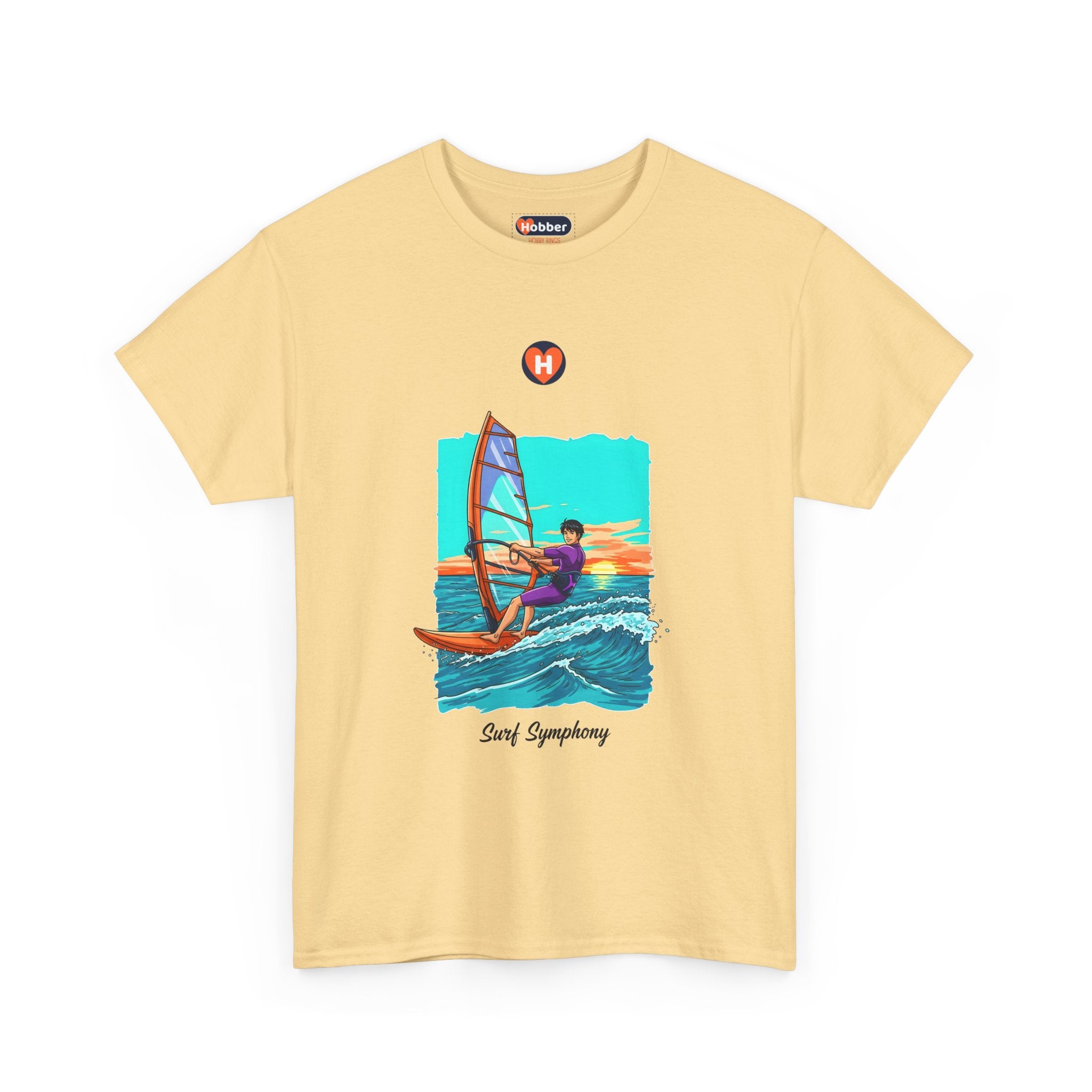 Hobber Mens Sports & Adventure T-Shirt, #13 Windsurfing