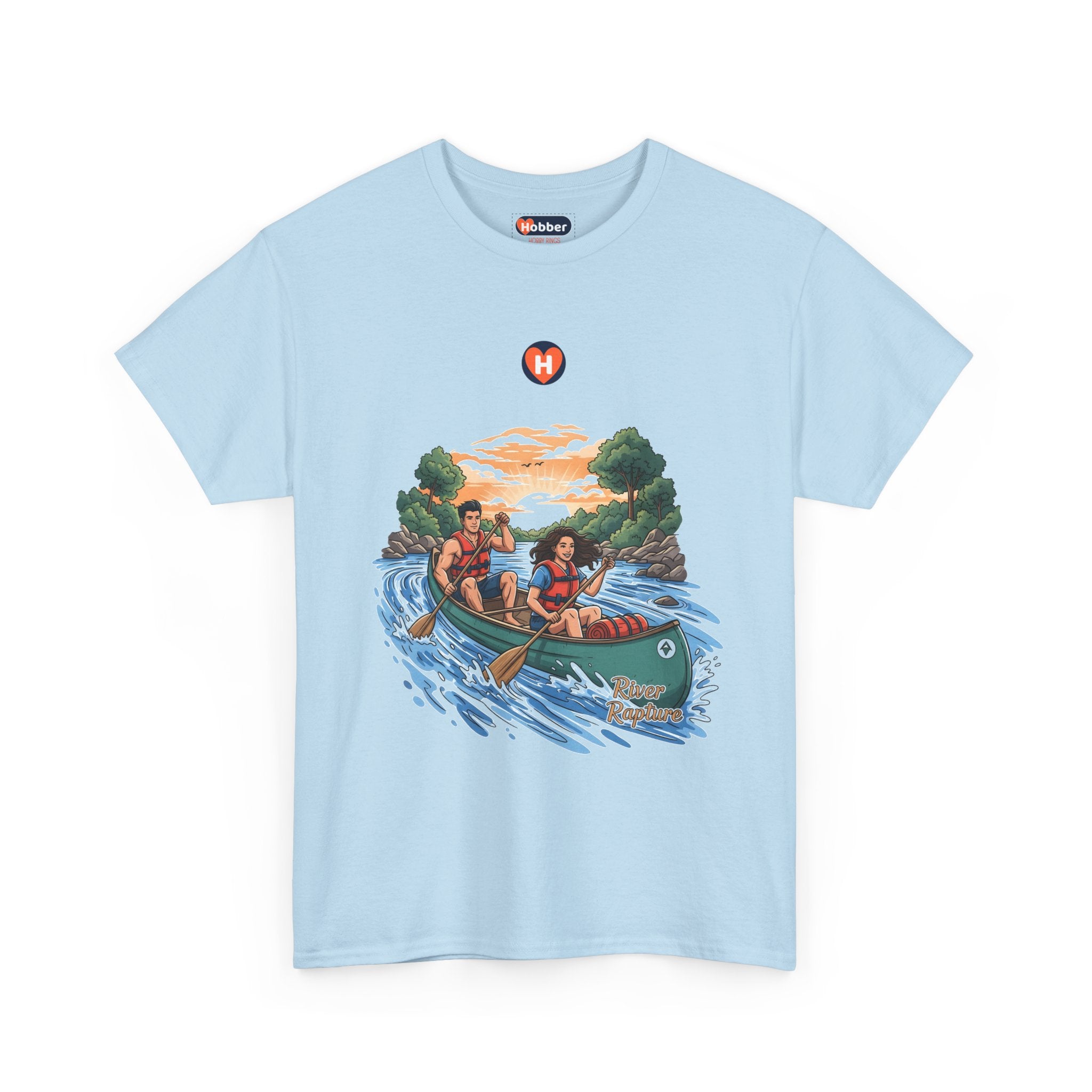 Hobber Unisex Sports & Adventure T-Shirt, #10 Canoeing