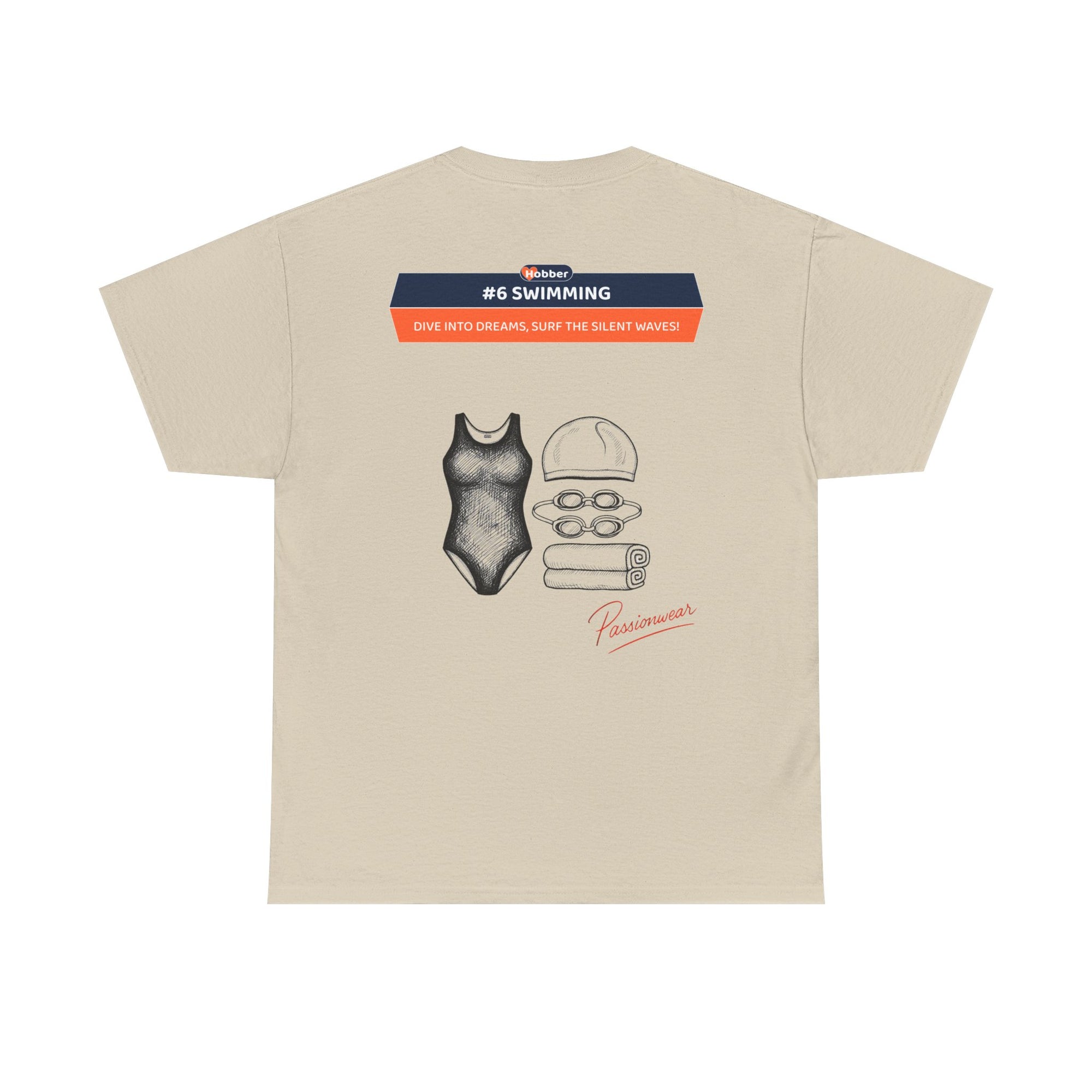 Hobber Unisex Sports & Adventure T-Shirt, #6 Swimming