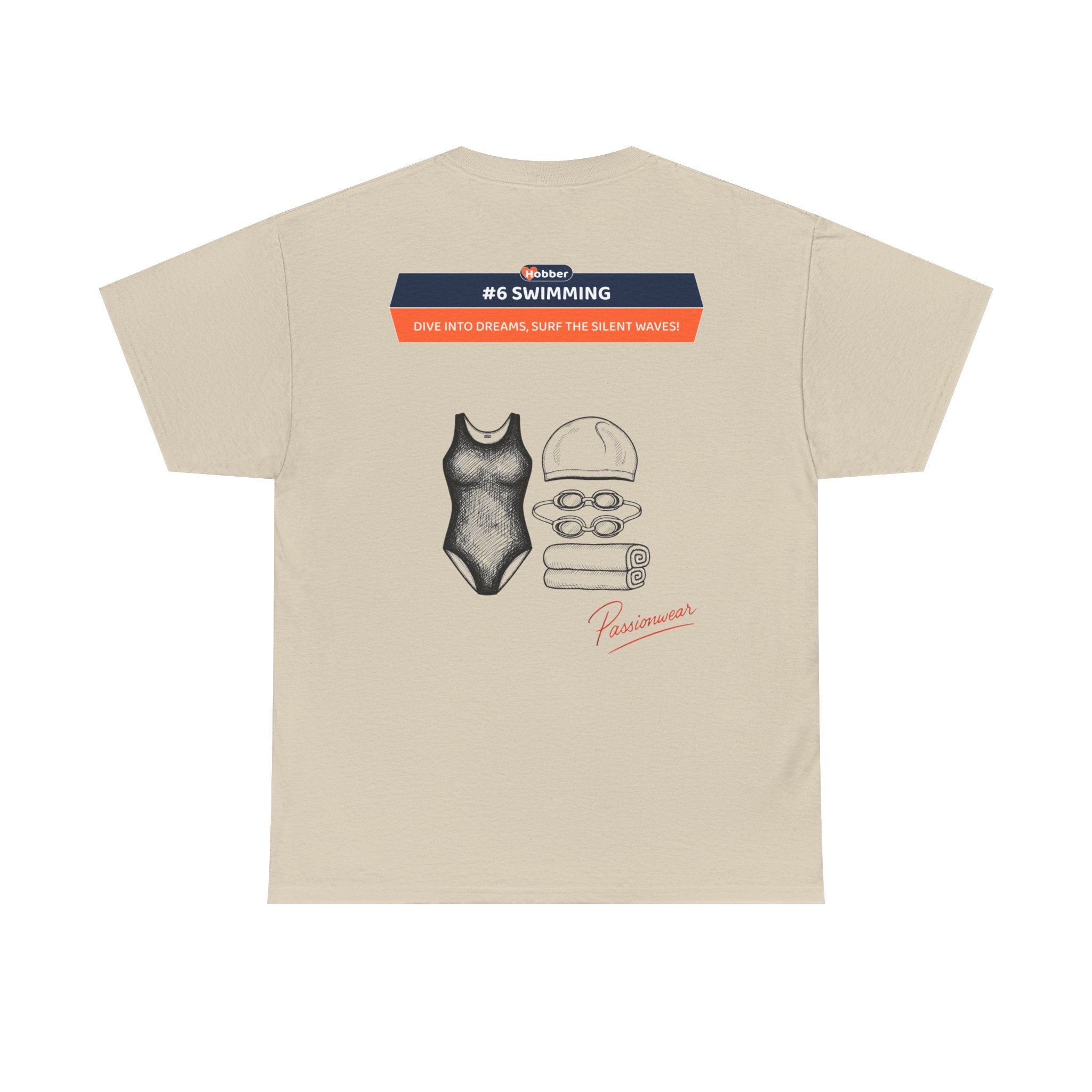 Hobber Unisex Sports & Adventure T-Shirt, #6 Swimming
